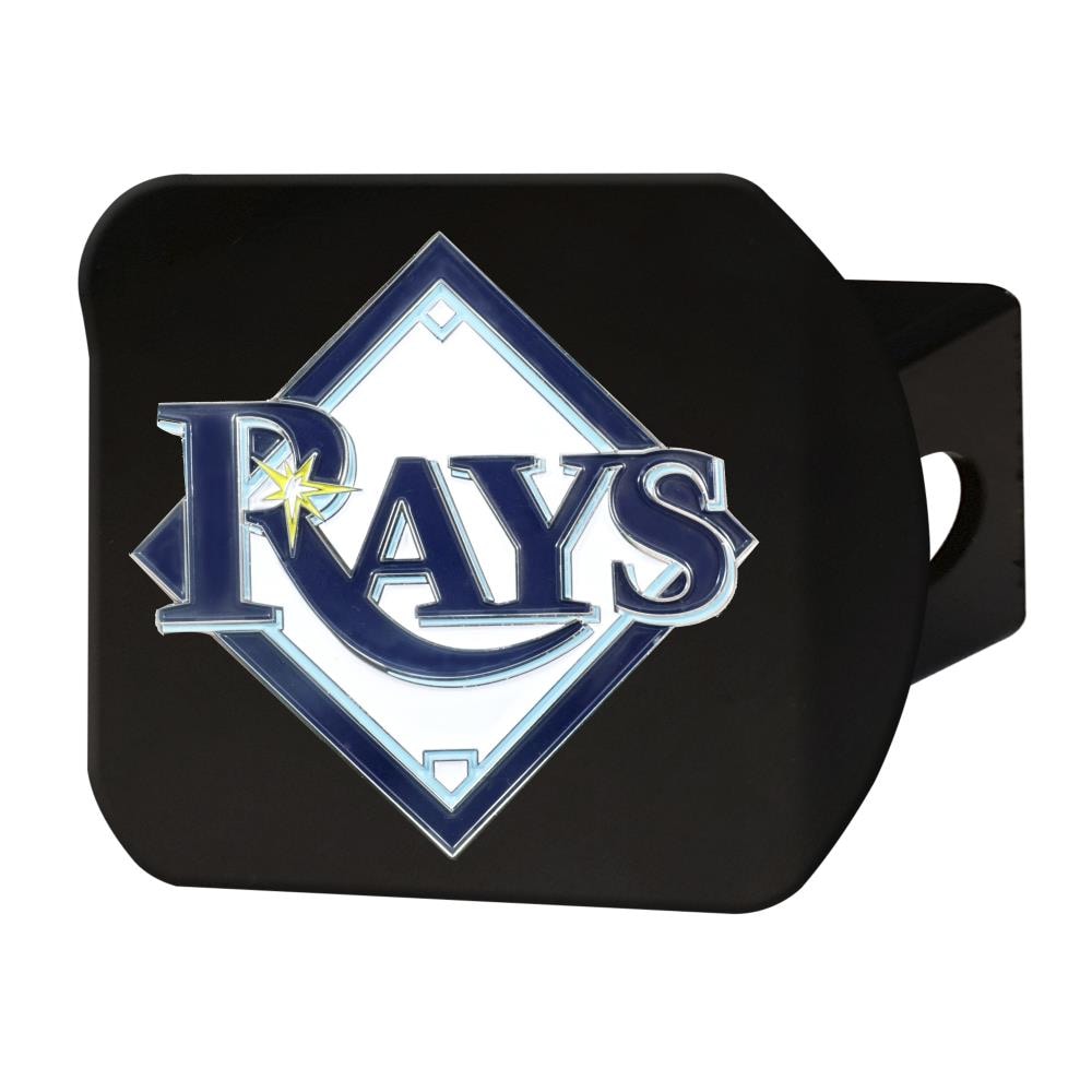 FANMATS Tampa Bay Rays MLB Color Hitch Cover- Black Hitch Cover at