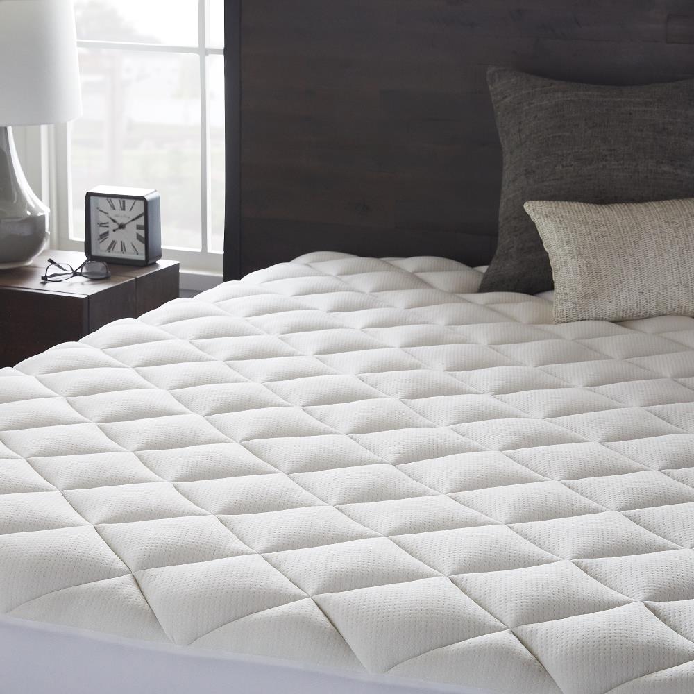 LUCID Comfort Collection Polyester King Mattress Cover in the Mattress ...