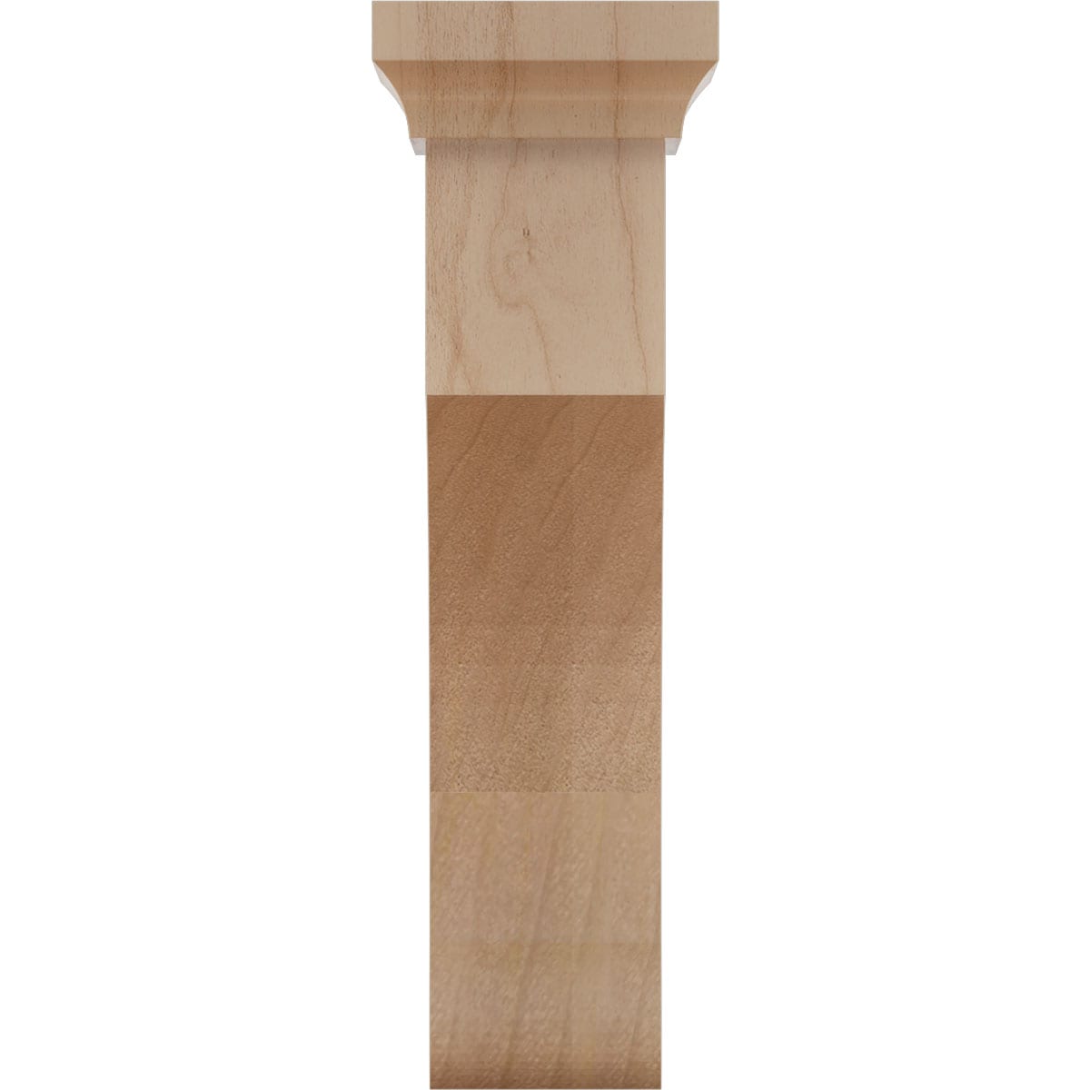 Alder Medium Wood Corbel Bracket 2.5"W x 6"D x 8"H