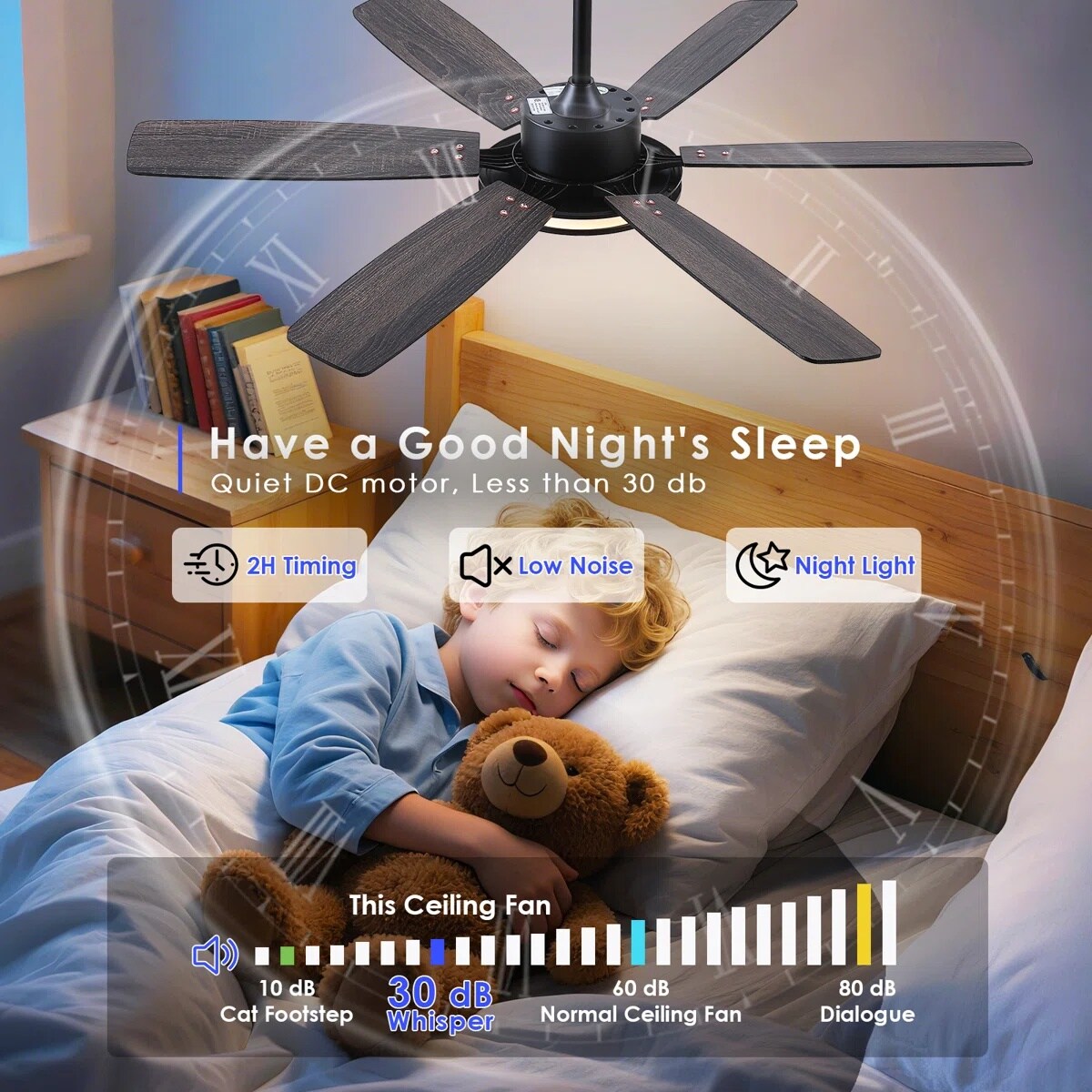 Kviflon LS8256-52BK Ceiling-Fans - View #7
