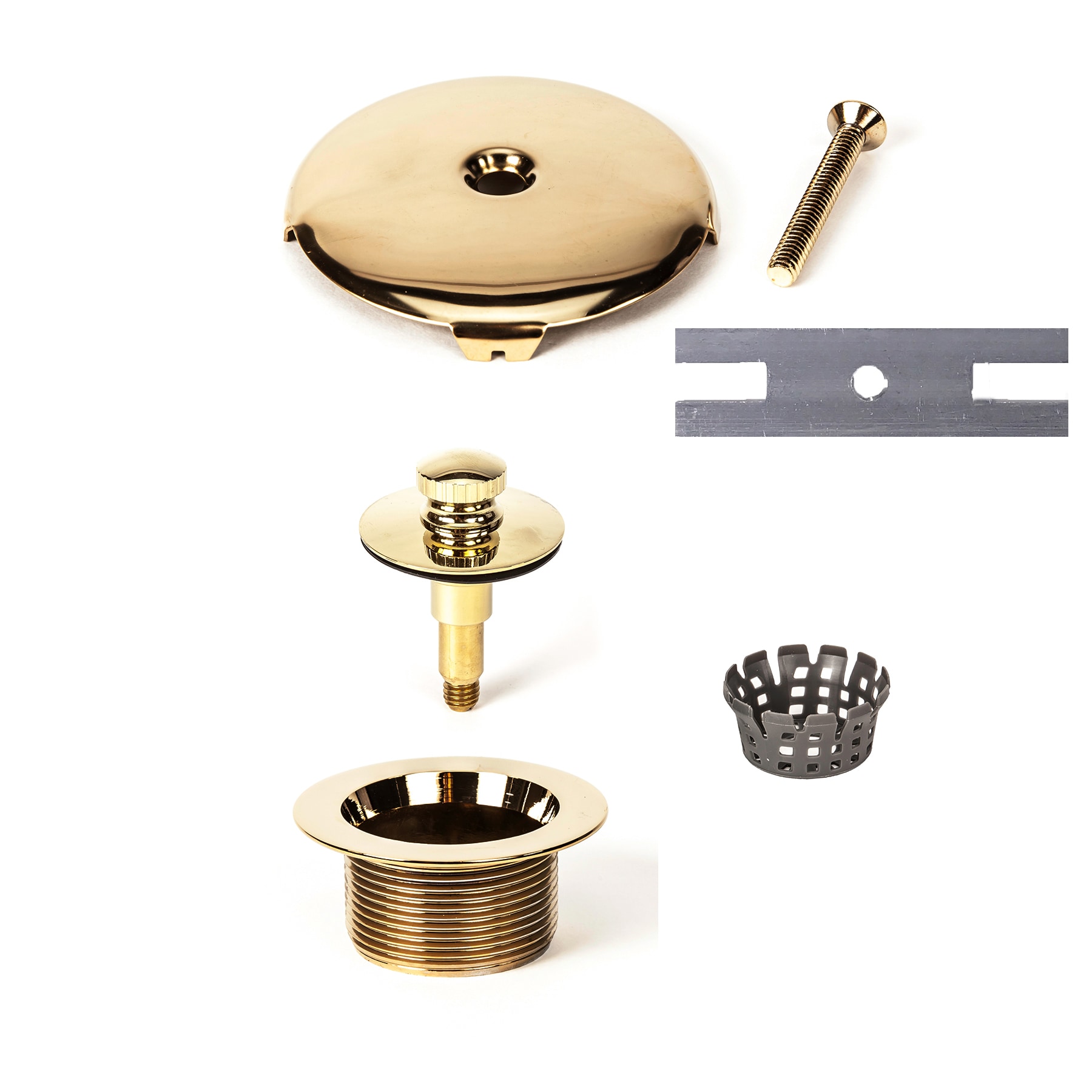 PF WaterWorks PF0968-PB Polished brass Polished Brass Lift and lock Drain