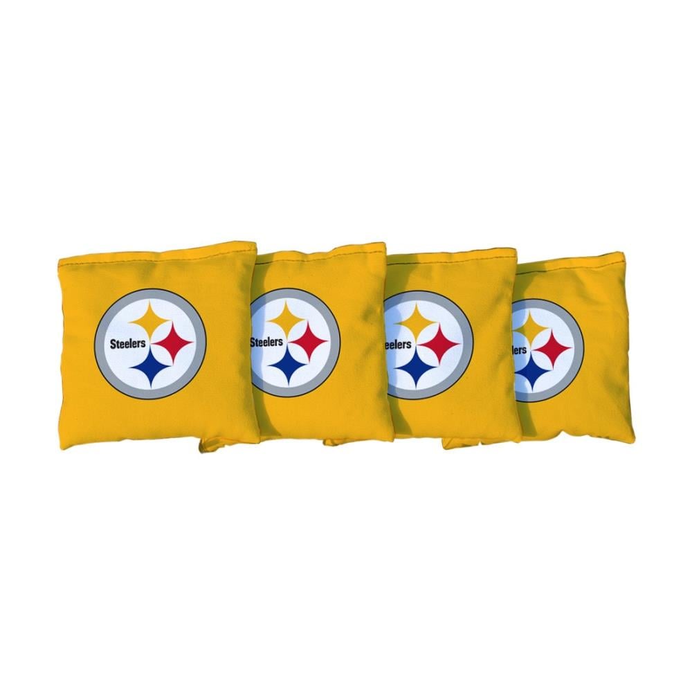 4 Piece Pittsburgh Coaster Set, With Bottle Opener, Gifts for Him, Steelers