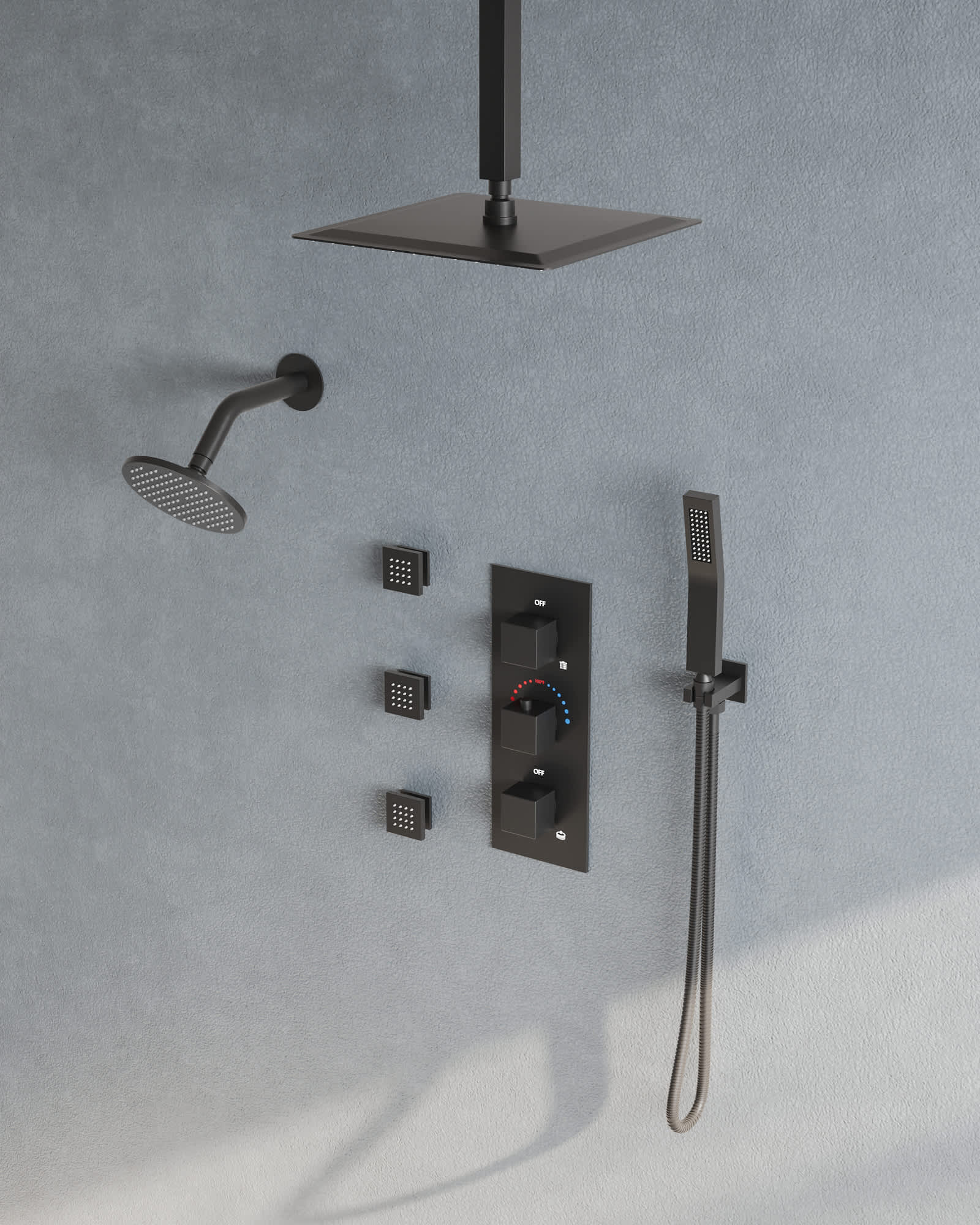 EVERSTEIN SFS-1067-BK12 Tub-Shower-Faucets - View #2