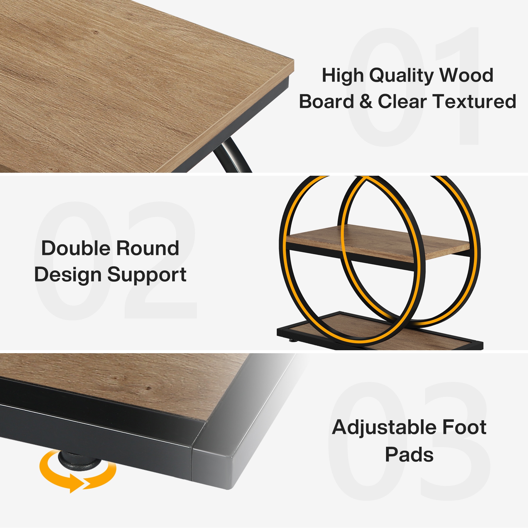 Tribesigns LWFD-JW0882 End-Tables - View #4