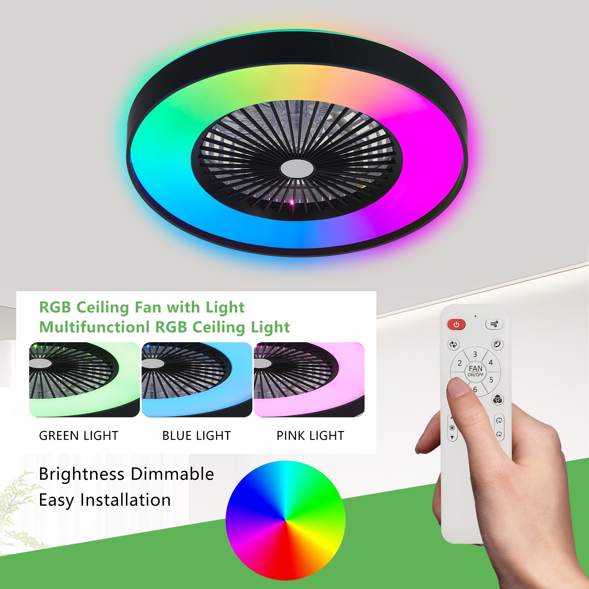 Cuschoice LWFQX-80-SPP Ceiling-Fans - View #5
