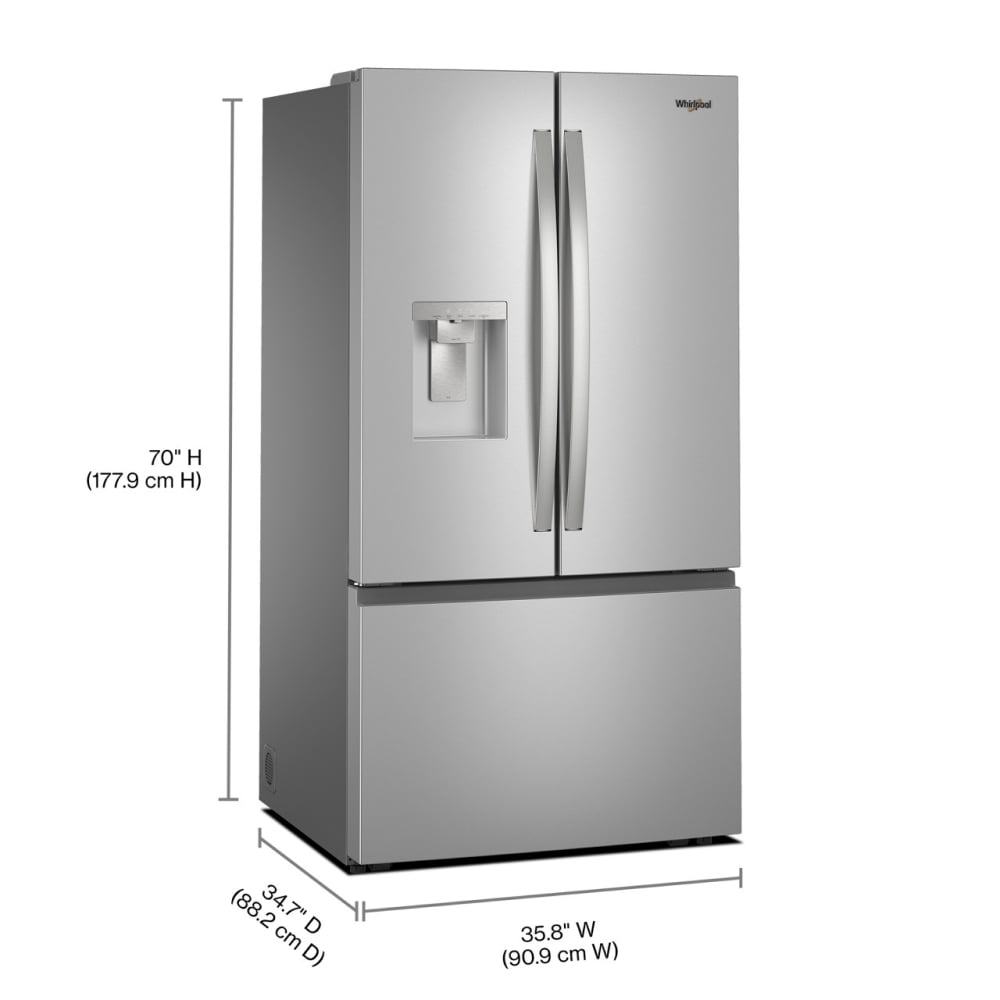 Whirlpool WRFF3536SZ French-Door-Refrigerators - View #3