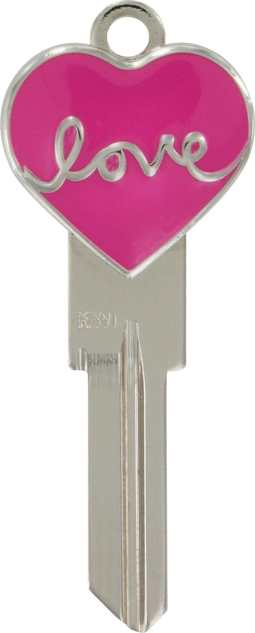 Hillman Pink Decorative Key Brass House/Entry Key Blank in the Key ...