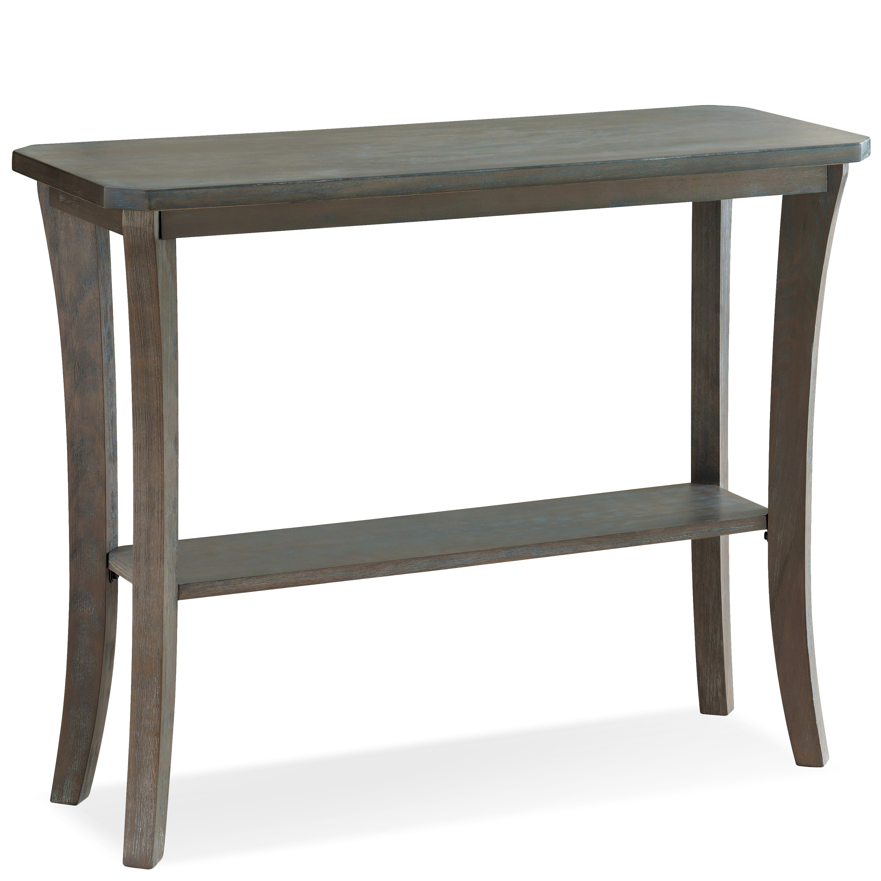 Leick Home 10332-RG Driftwood Modern Rustic Gray Console table