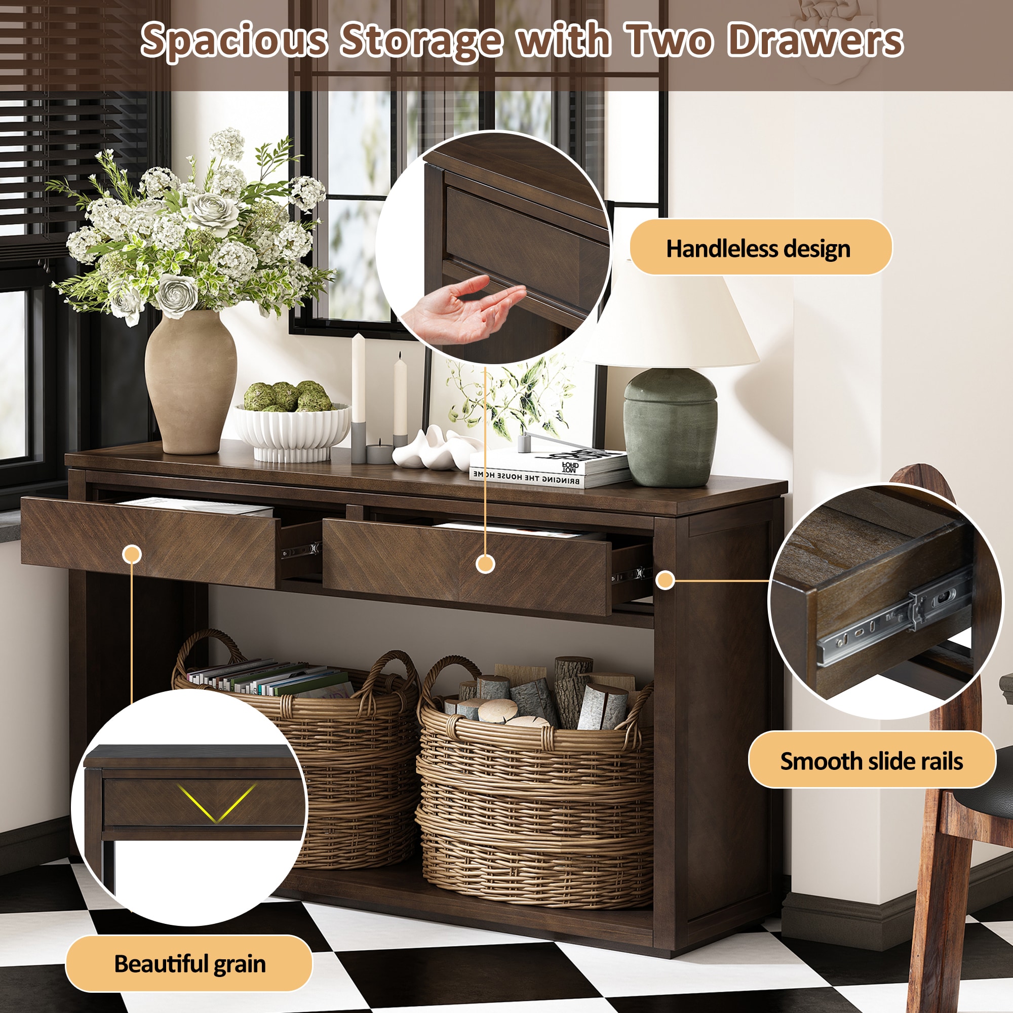 SINOFURN SYA330199BN Console-Sofa-Tables - View #16