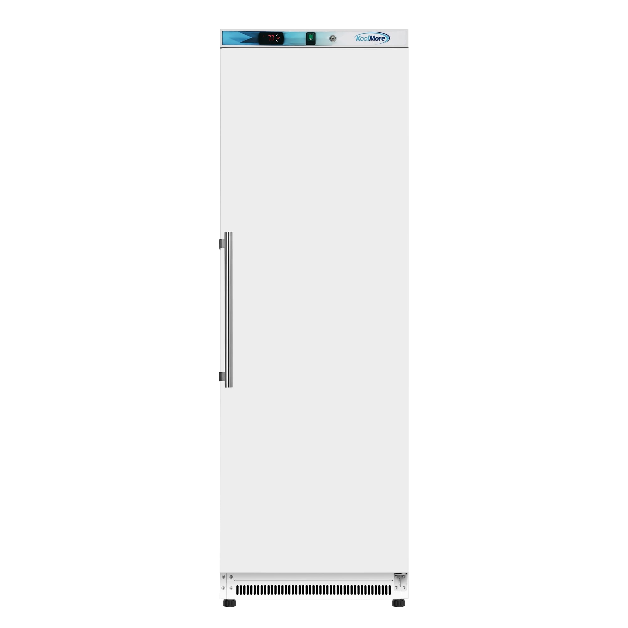 KoolMore 12-cu ft Upright Manual Commercial Freezer in Stainless steel #LOW-KM-FMD12WH