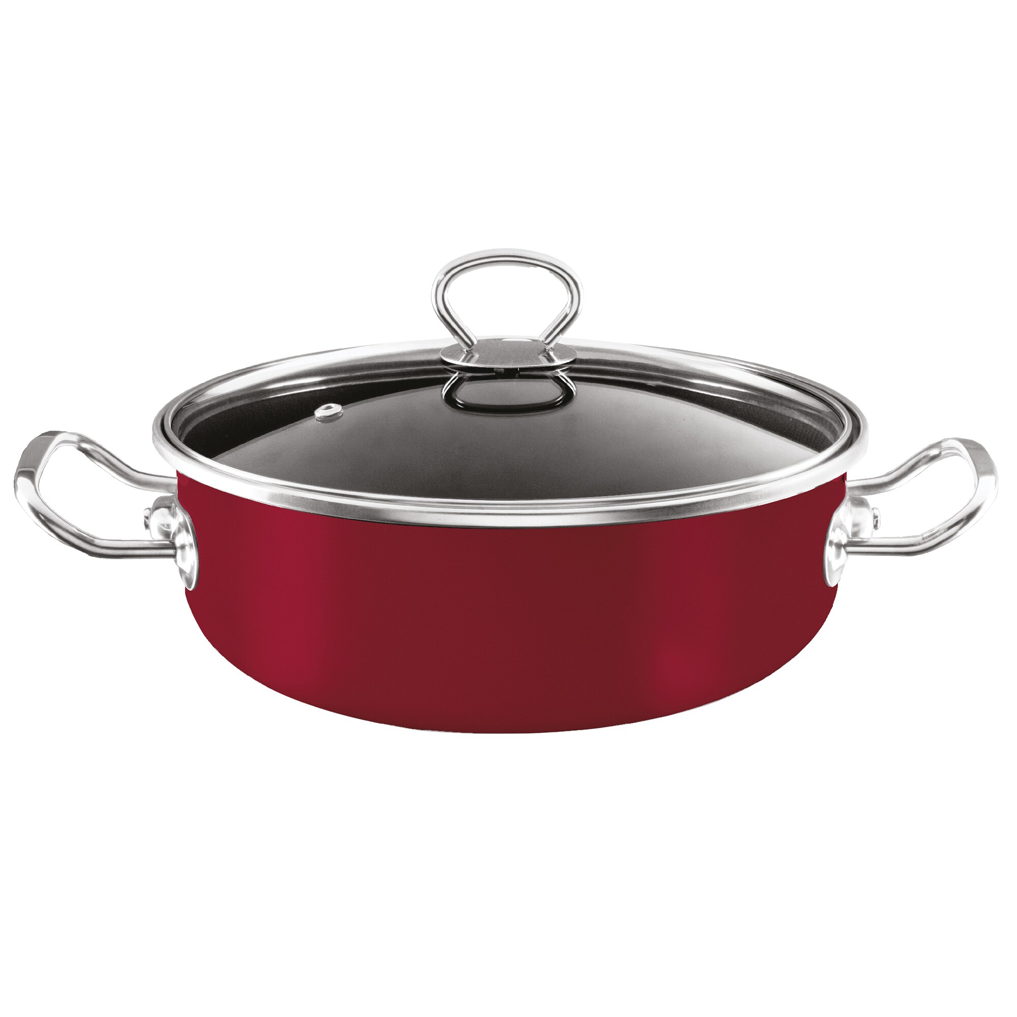 Vasconia 12.6-in Steel with Non-stick Coating Cookware Set with Lid ...