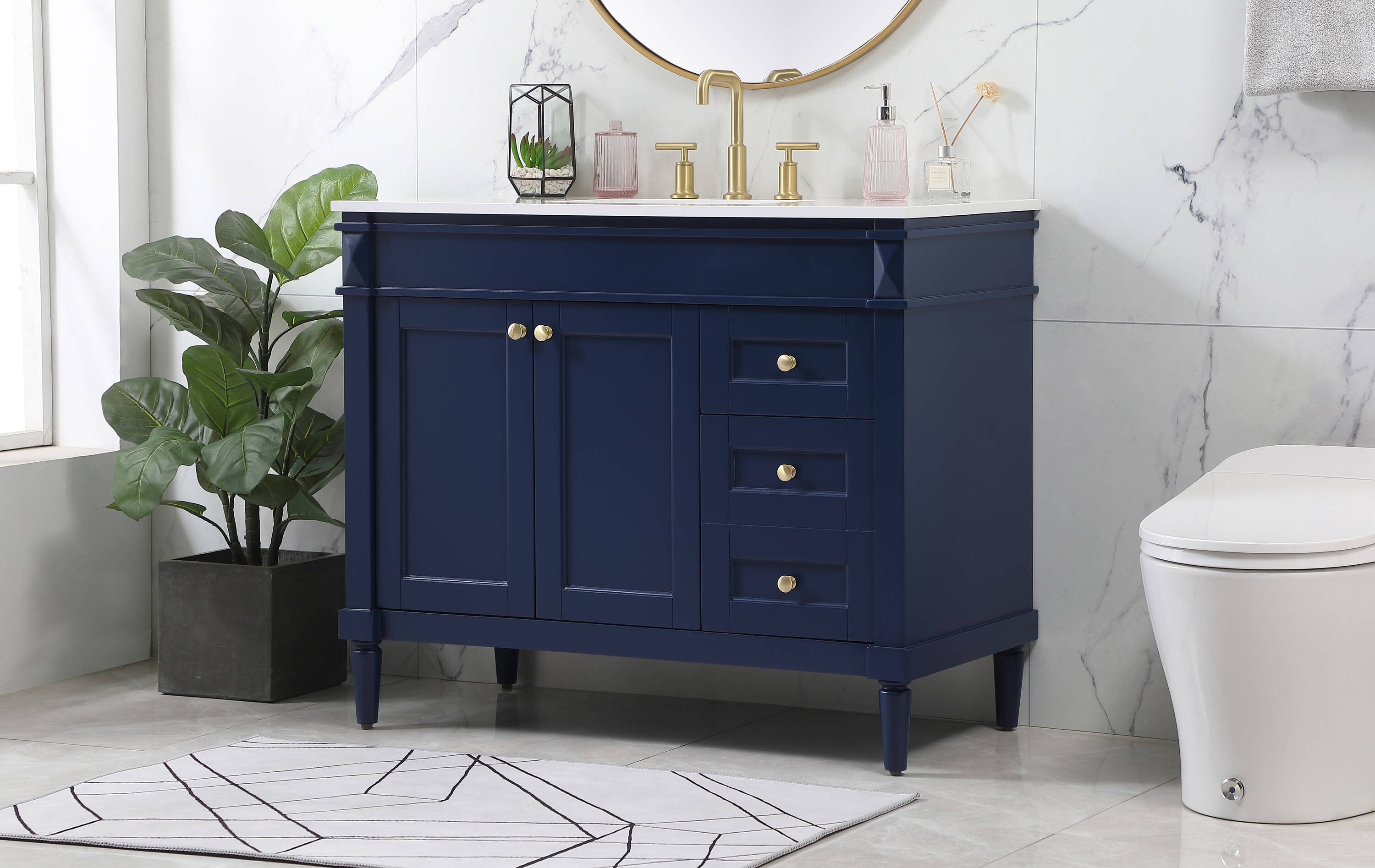 Elegant Decor HF95526BL Bath-Vanity-Combo - View #2