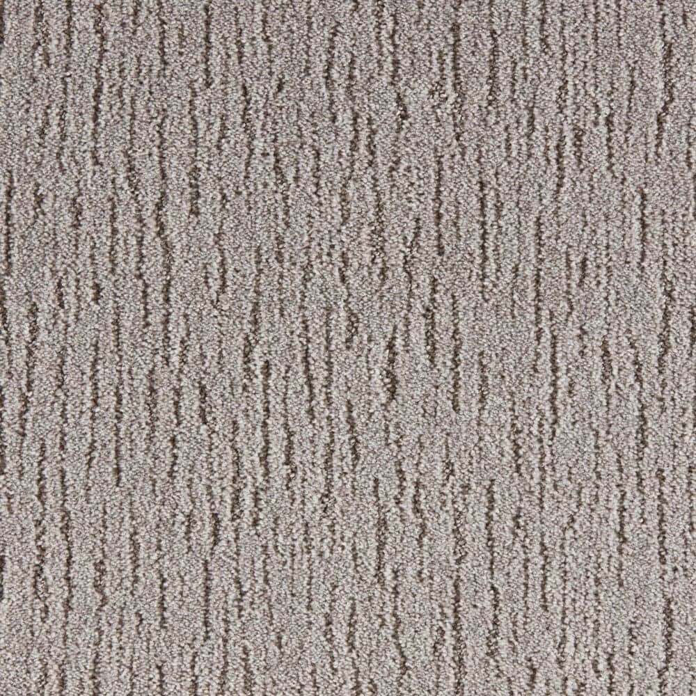 STAINMASTER STP60-L012-0808 (Sample) Soft Impressions Diplomacy Gray 40-oz sq yard Triexta Pattern Indoor Carpet