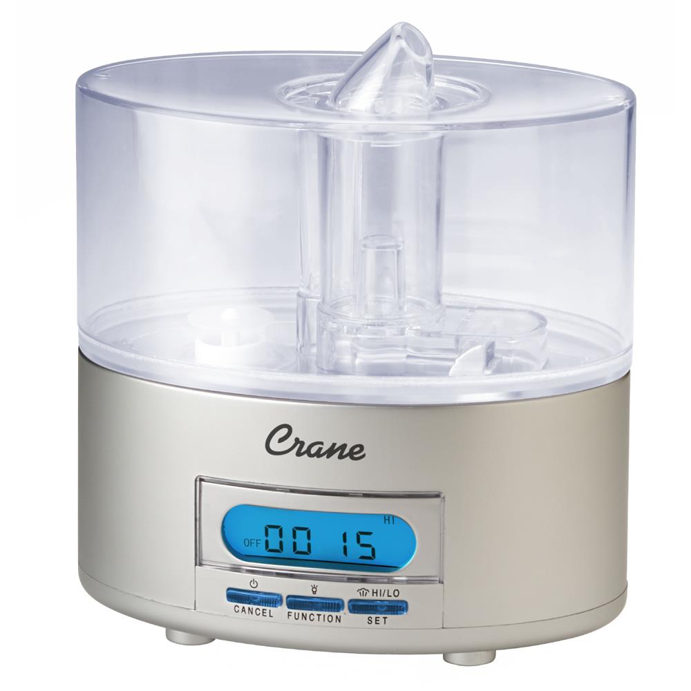 Crane Personal Humidifier 0.3-Gallon Tabletop Ultrasonic Humidifier ...