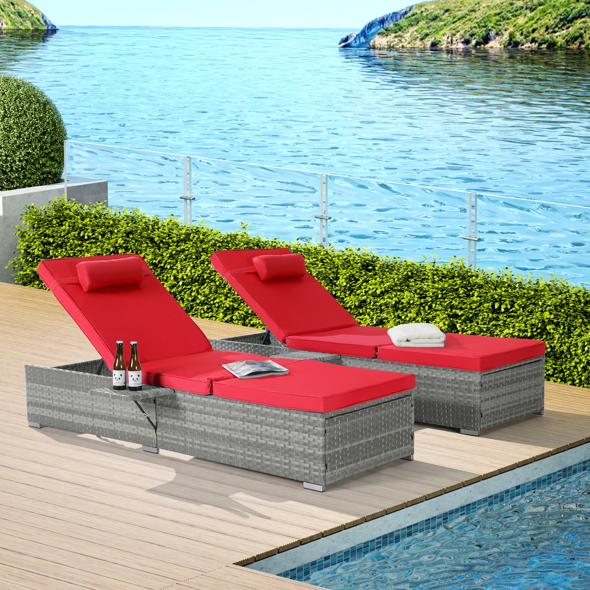 SINOFURN SYB670026RD Patio-Chairs - View #2