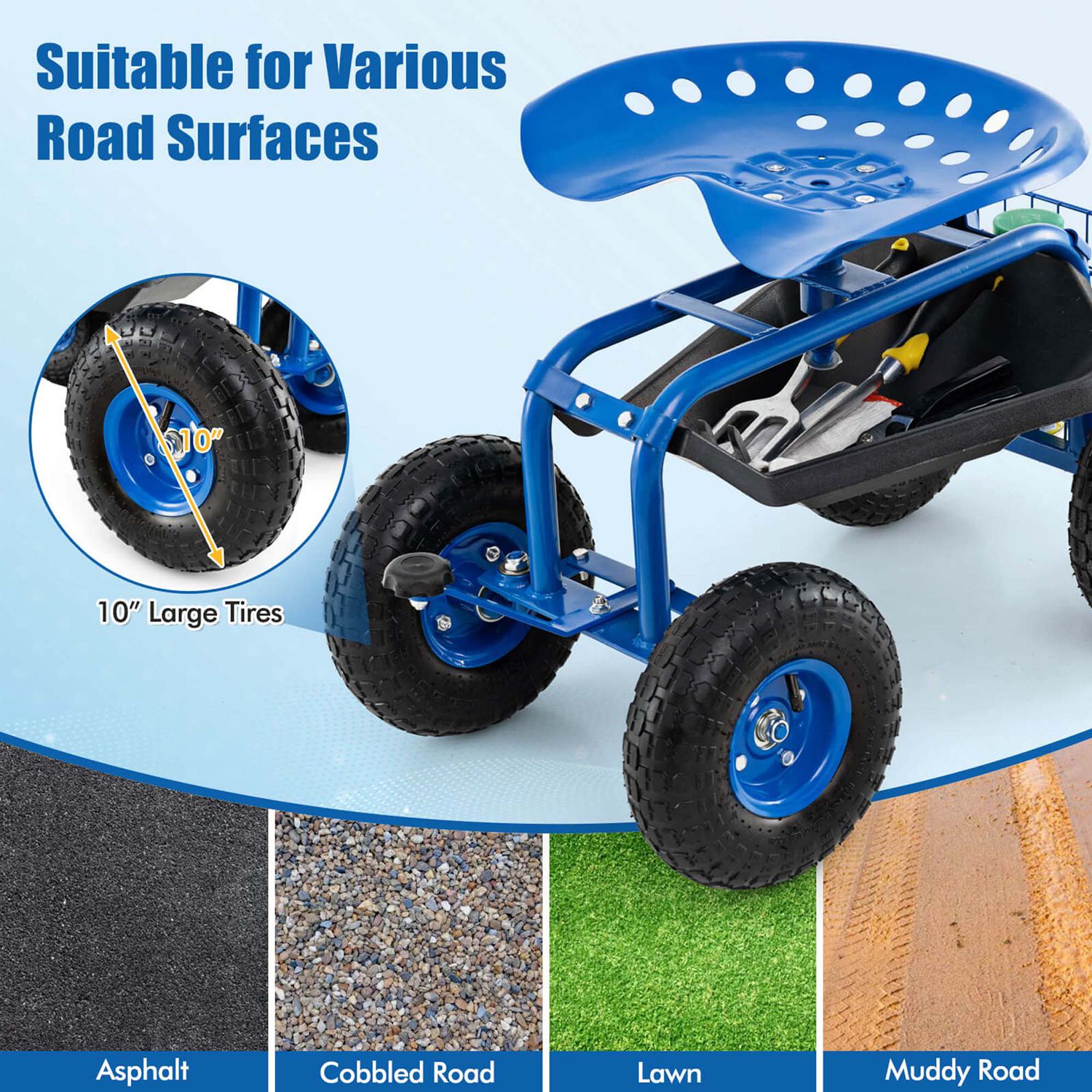 Costway CSHY005269 Yard-Carts - View #5