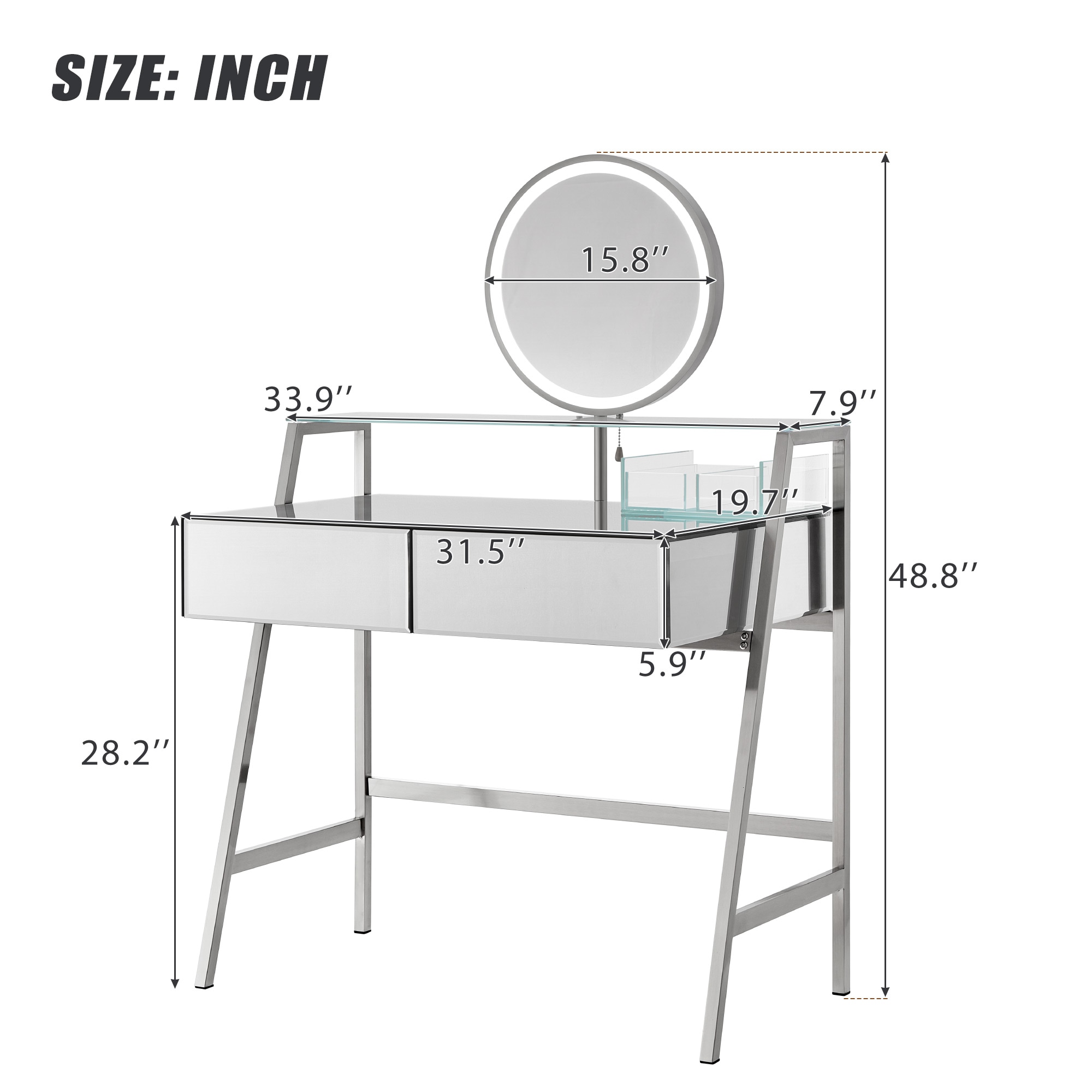 ModernLuxe FG202302AAA Bedroom-Vanities - View #5