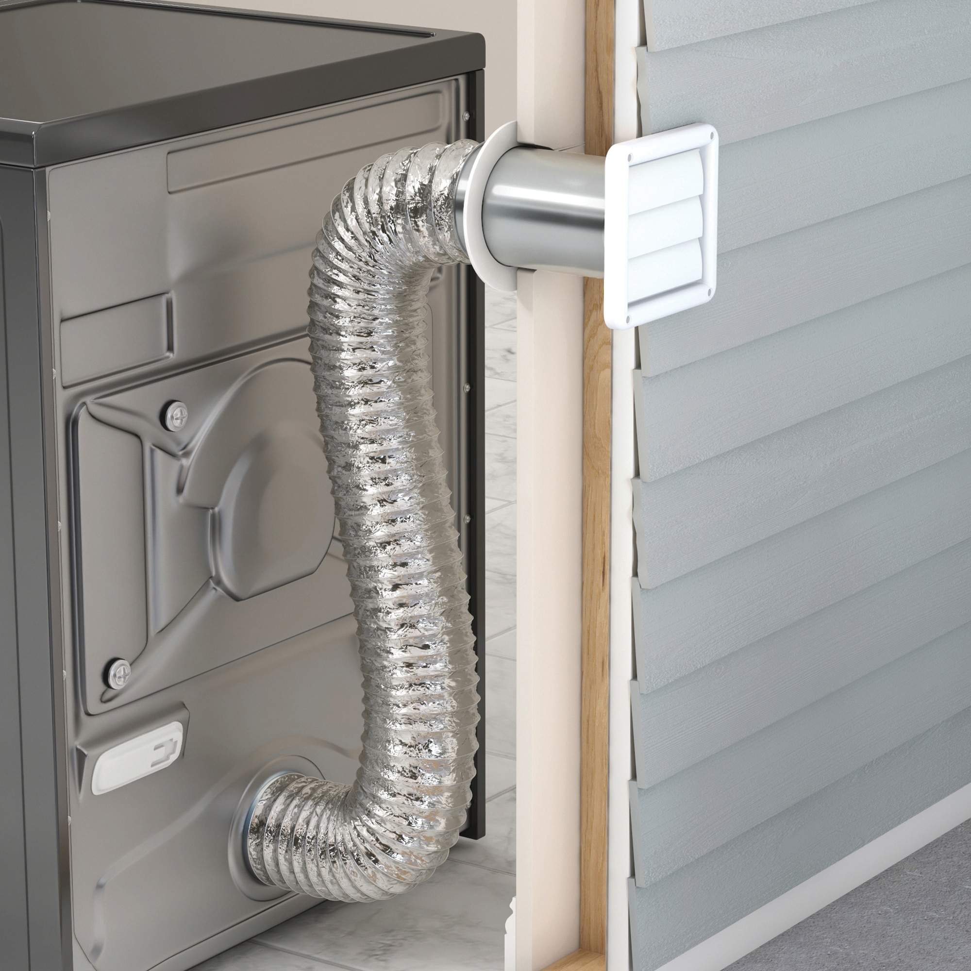 Deflecto DEFHS4W Dryer-Vent-Hoods - View #3