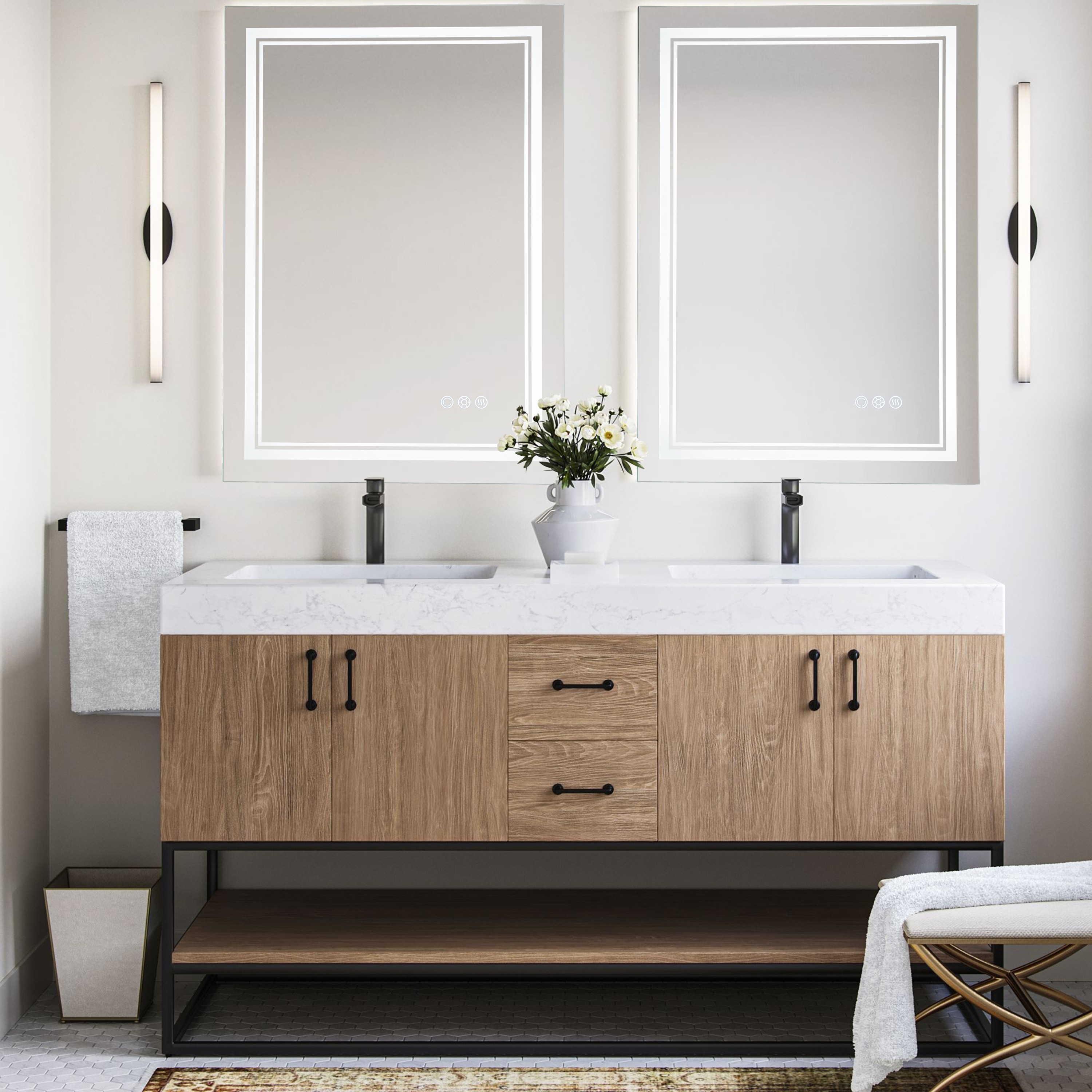 C Cattleya CA2144-CH Framed-Bath-Mirrors - View #2