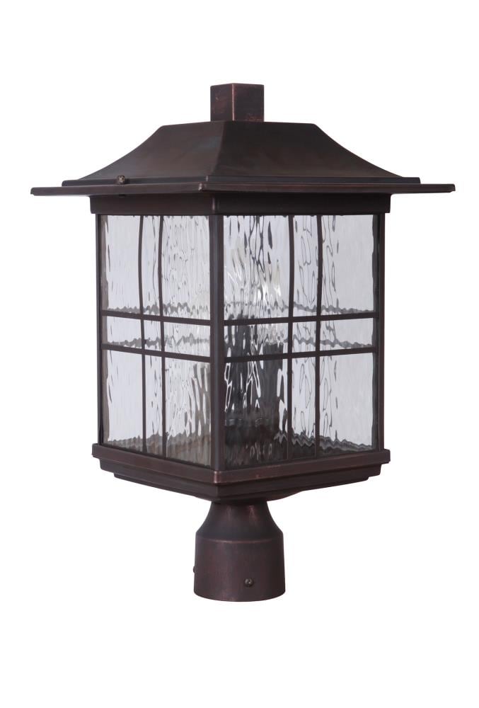 Craftmade Z7825-ABZ Dorset 18.3-Inches Aged bronze Transitional Outdoor Light post lantern