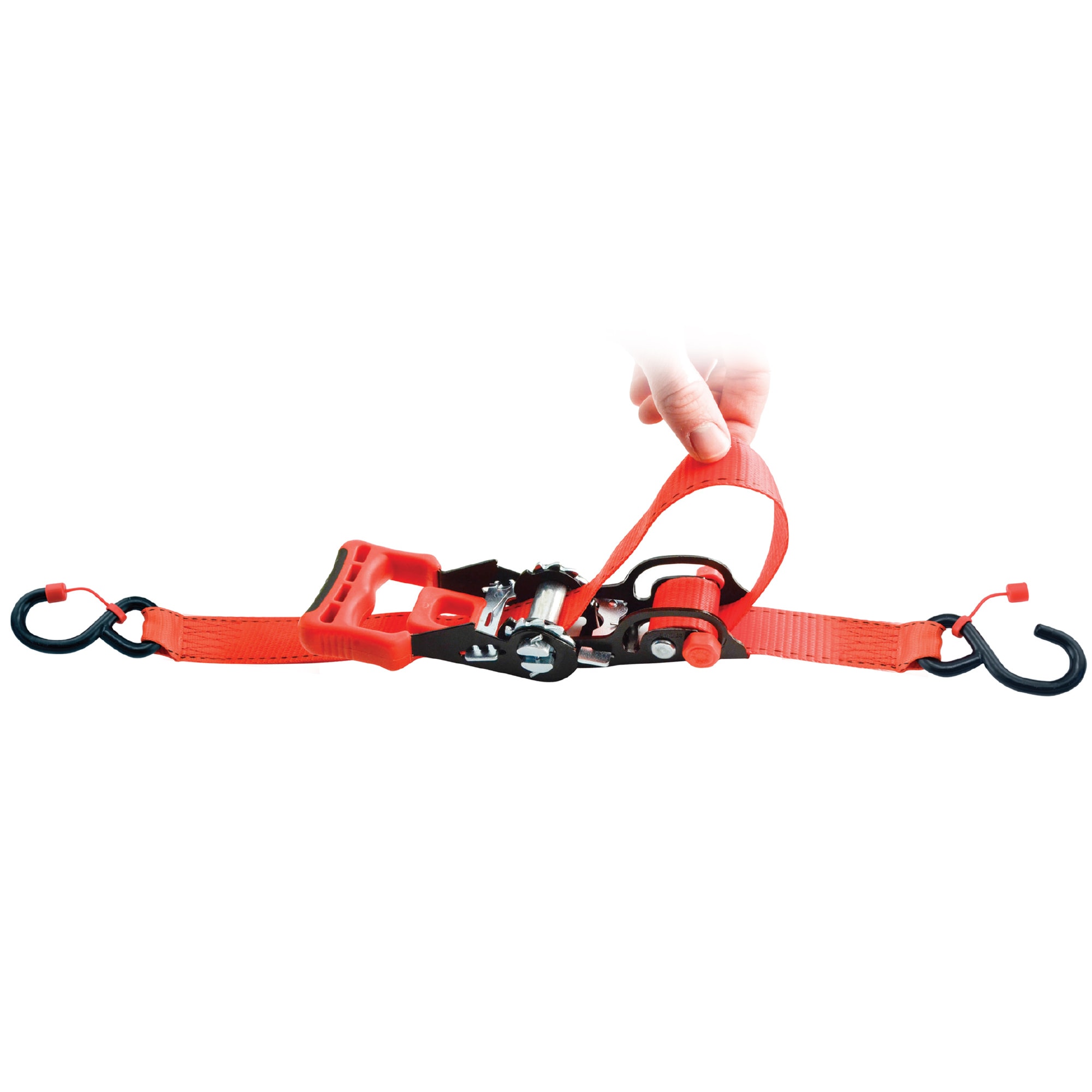 Erickson 31425 1-1/4-in x 14-ft Ratcheting Strap Tie Down with S-hook 2000-lb Break Strength (2-Pack)