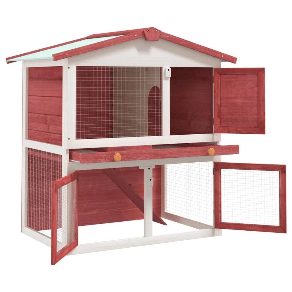 vidaXL 170839 Chicken-Coops-Rabbit-Hutches - View #3
