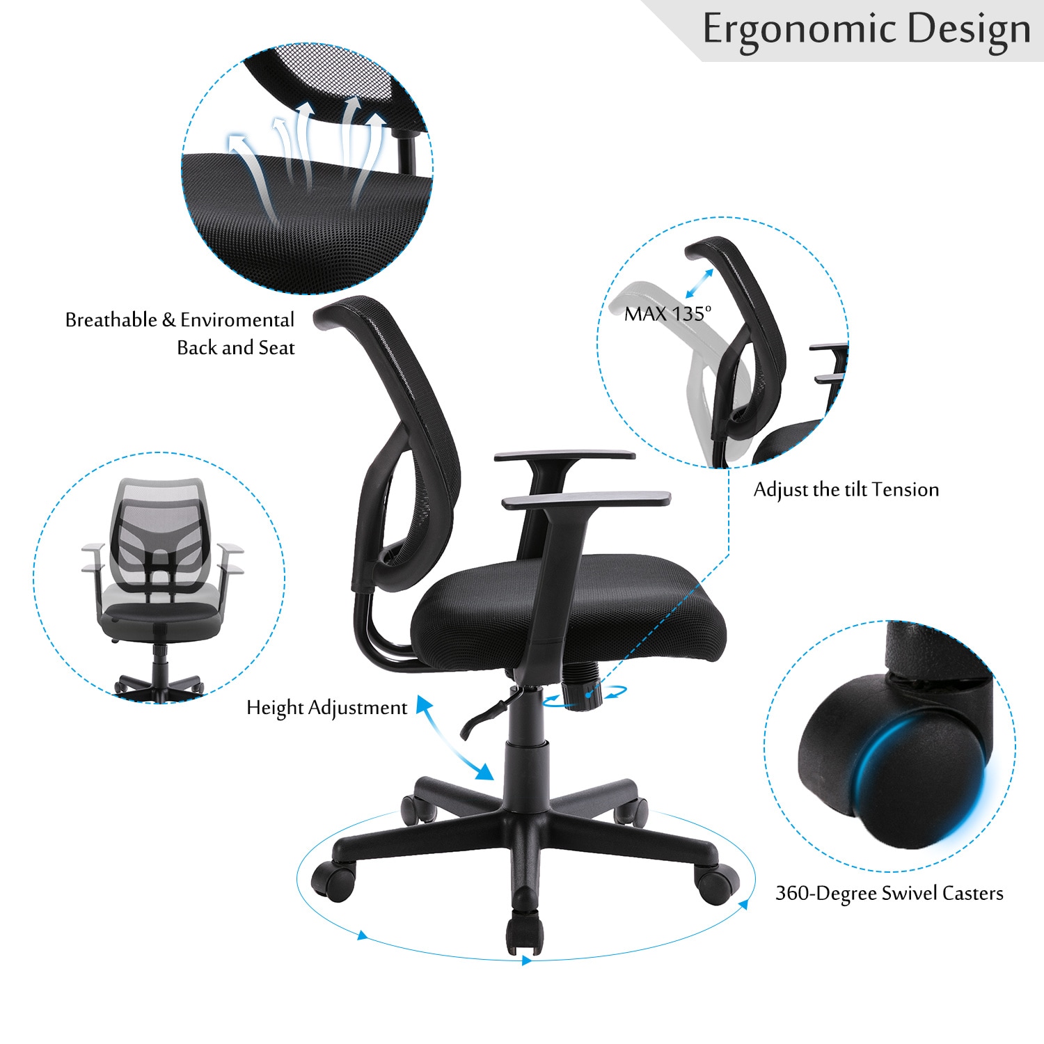 CASAINC CR-D0102HH0LPW Office-Chairs - View #5