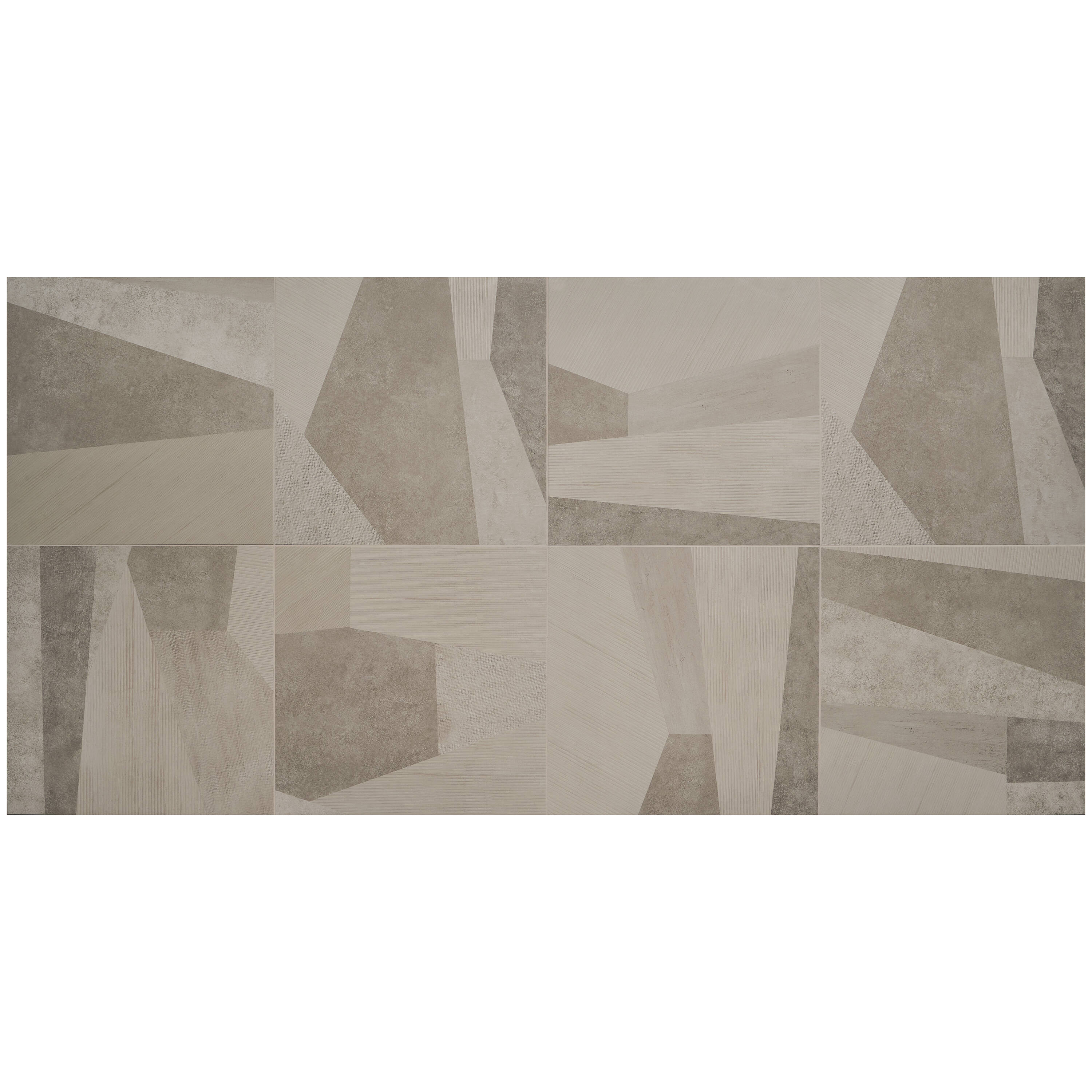 Taupe Large Format Matte Porcelain Floor and Wall Tile