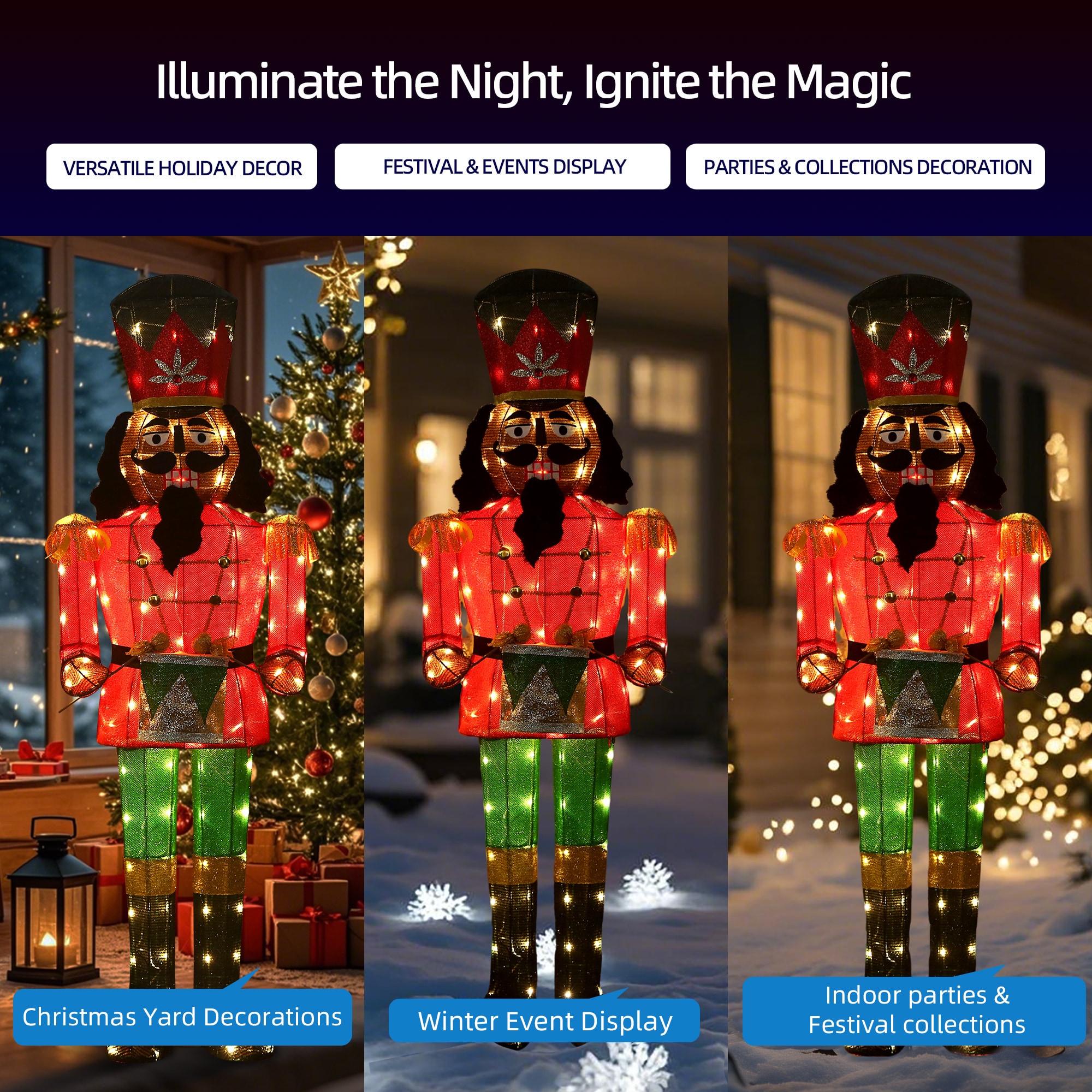 Starfree HOXSOD0101BLK-HI Outdoor-Christmas-Decor - View #2