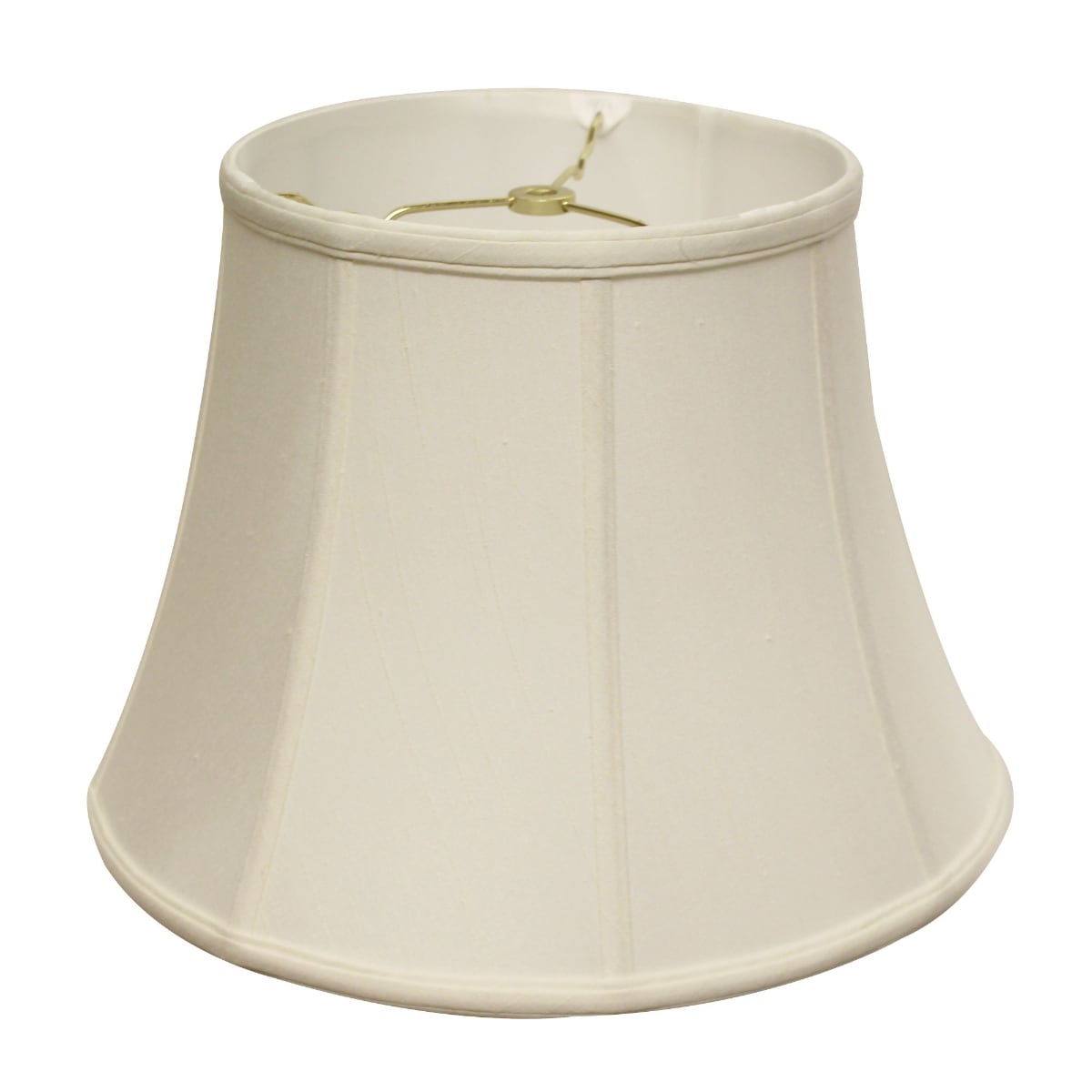 HomeRoots 14 inc White Altered Bell Monay Shantung Lampshade in the ...