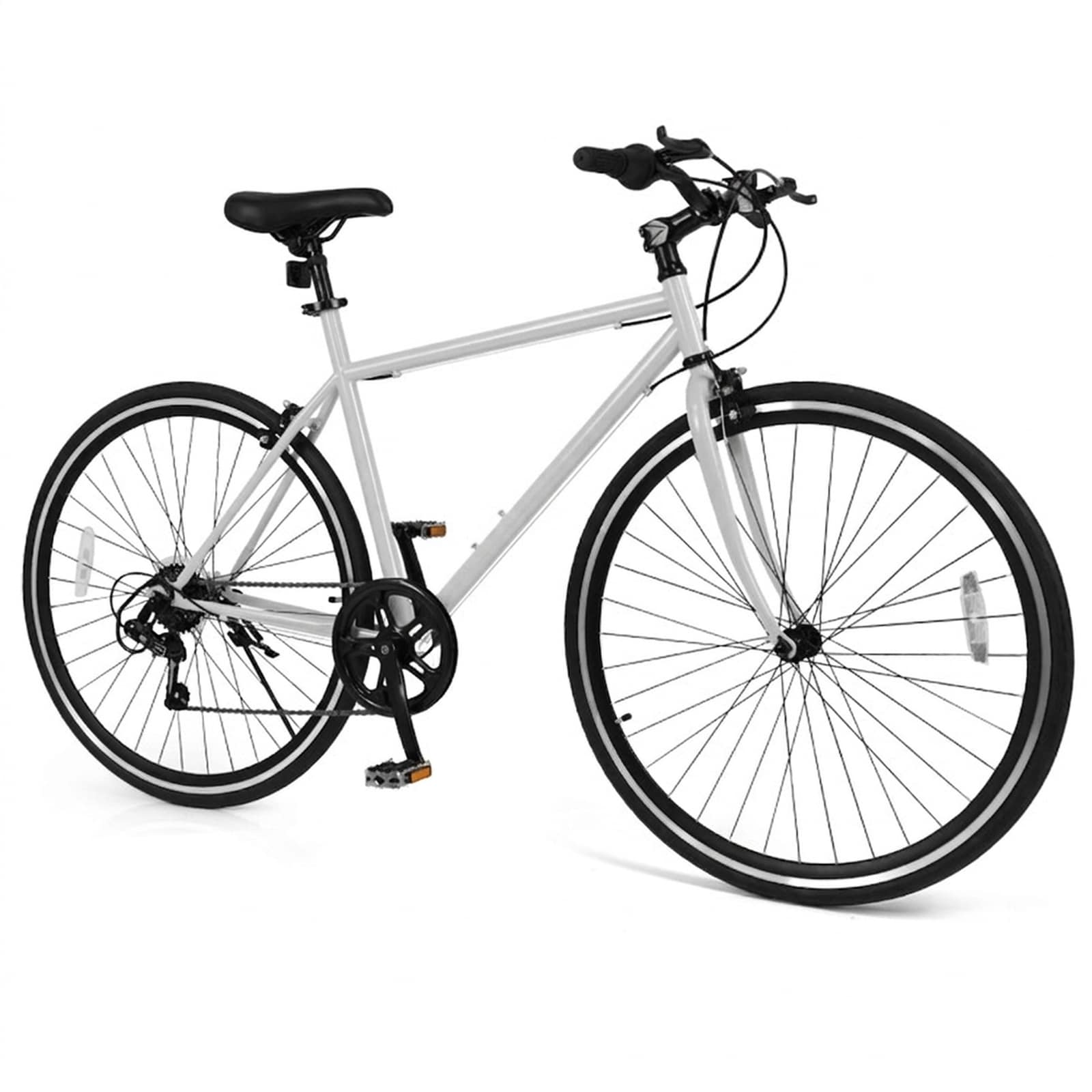 SUGIFT 6-Speed 26-in Mountain Bike 220-lb Capacity Adjustable 35.5-in to 42-in Saddle Dual Brakes for Riders 64-in to 74-in Tall #LW038SUGHY731