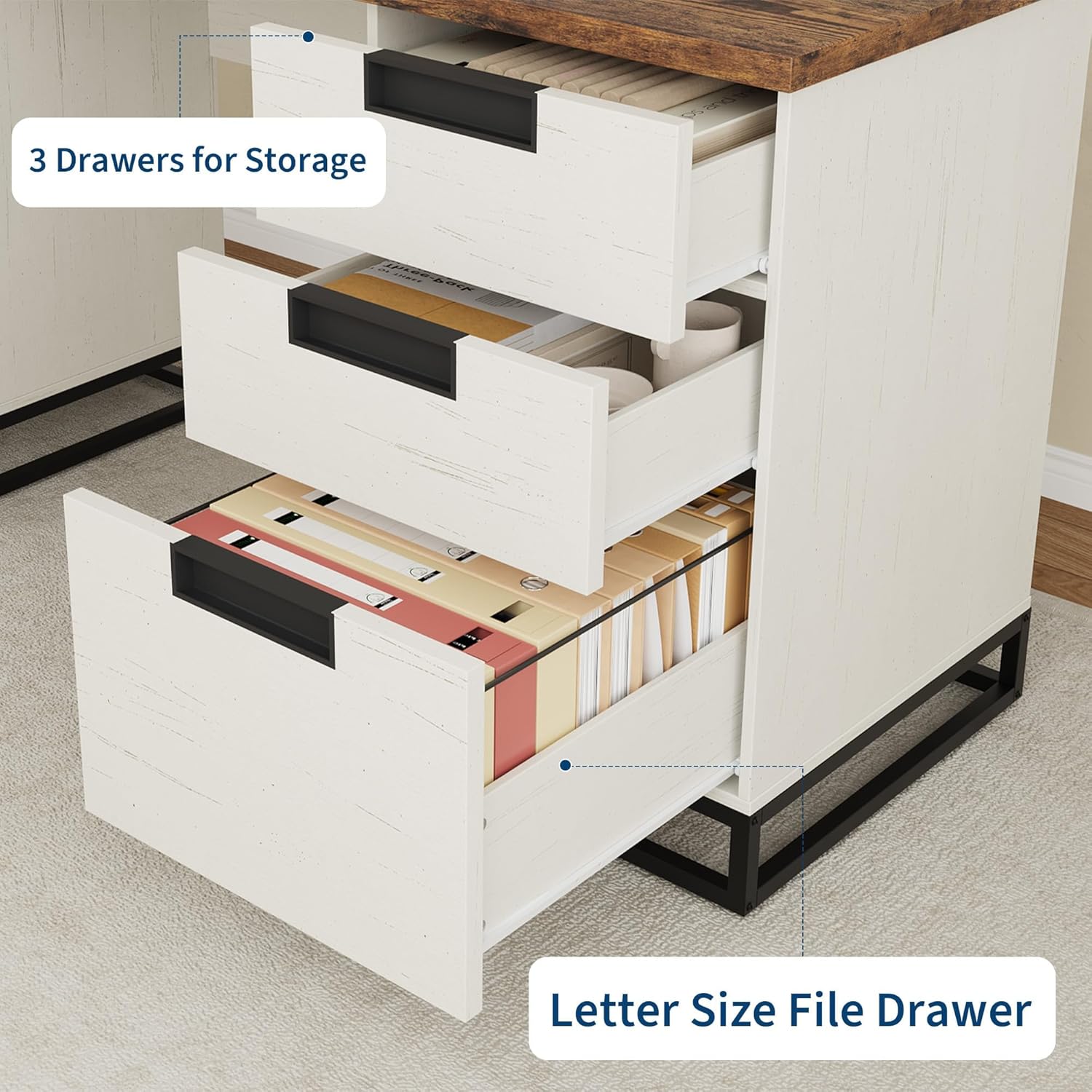 WhizMax XSN-PEP-333C-WBR desks - View #3