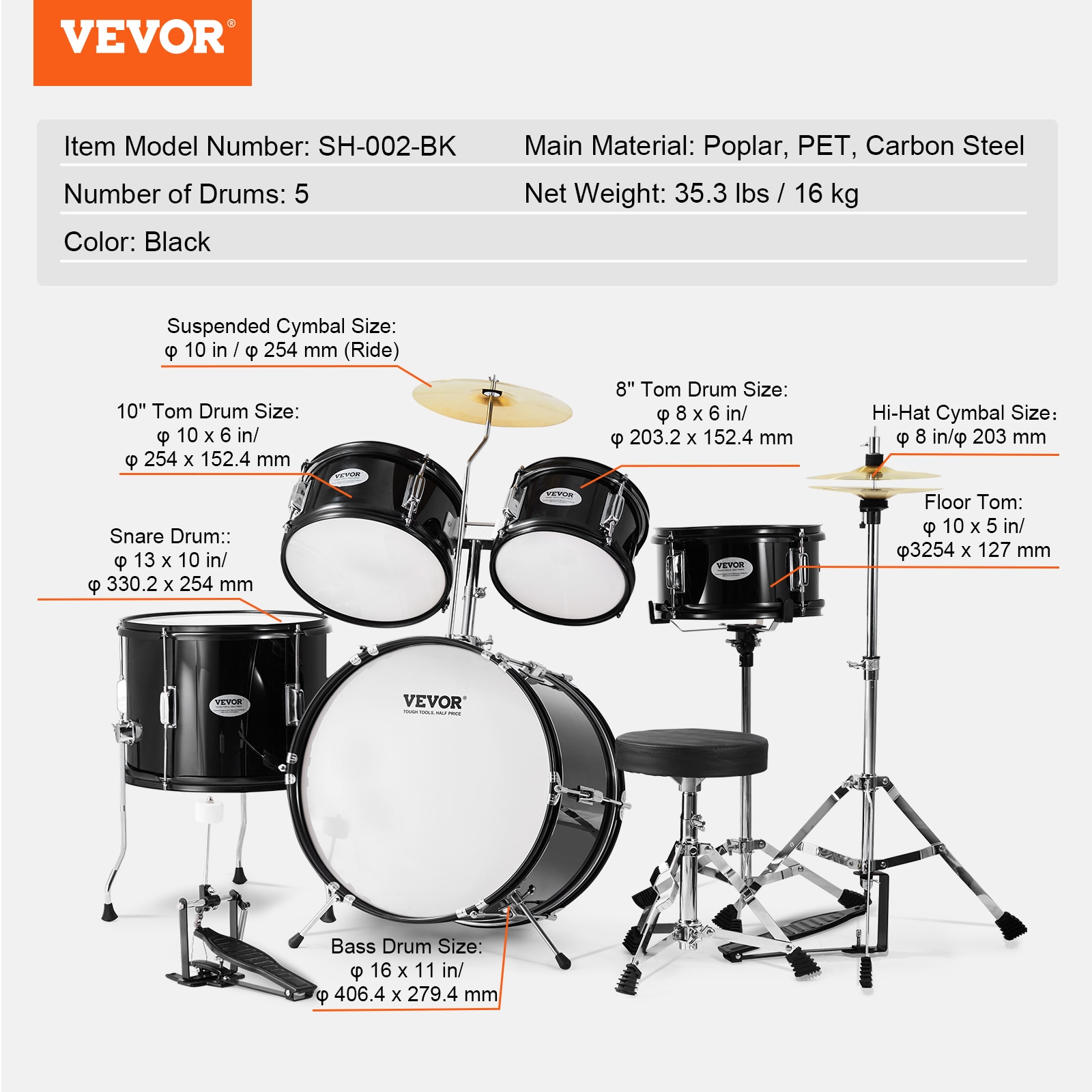 VEVOR WJTJZG5JT16HCA94HV0 Play-Toys - View #9