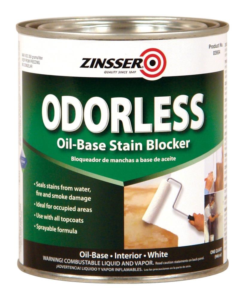 Zinsser 3954 Bulls Eye Odorless Interior Multi-purpose Oil-based Primer (Quart Size Container)