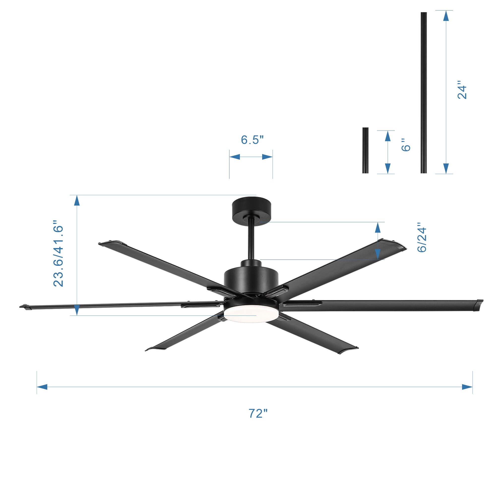 Breezary 32003-BK Ceiling-Fans - View #11