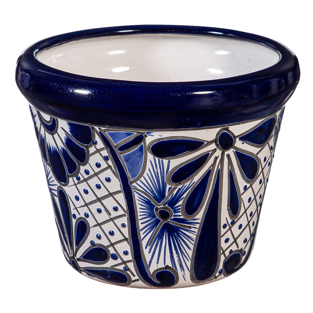 Style Selections ZLW84G2481 Urn 9.5-in W x 7.5-in H x 9.5-in D Multiple colors/finishes Clay Indoor/Outdoor Planter