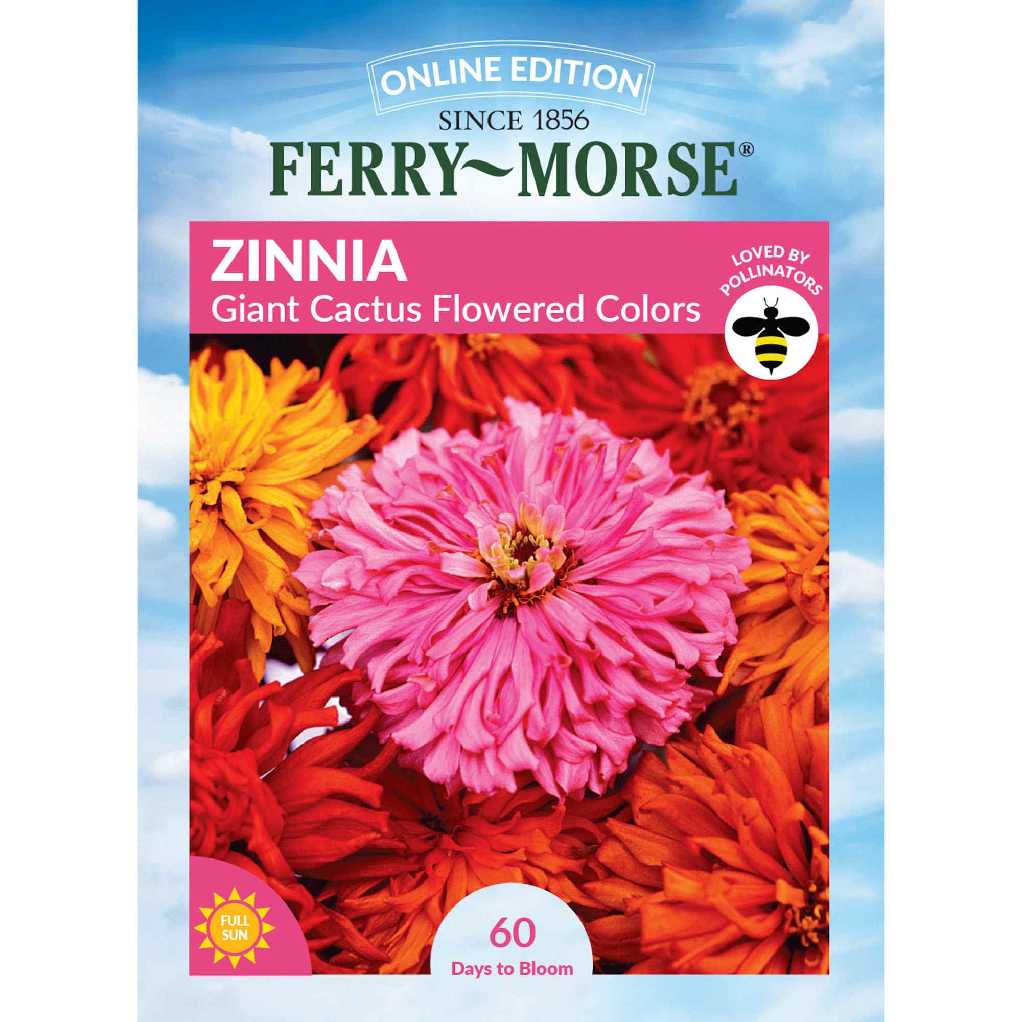 Ferry-Morse LC25.6740 Zinnia Seeds 900 Milligram(s)
