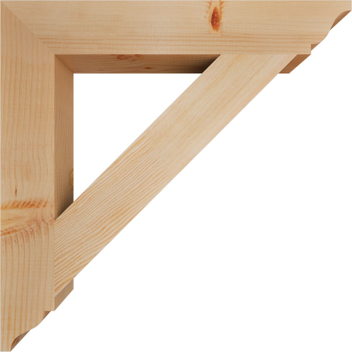 Ekena Millwork BKT04X26X26TRA01SDF Exterior-Brackets-Braces - View #3