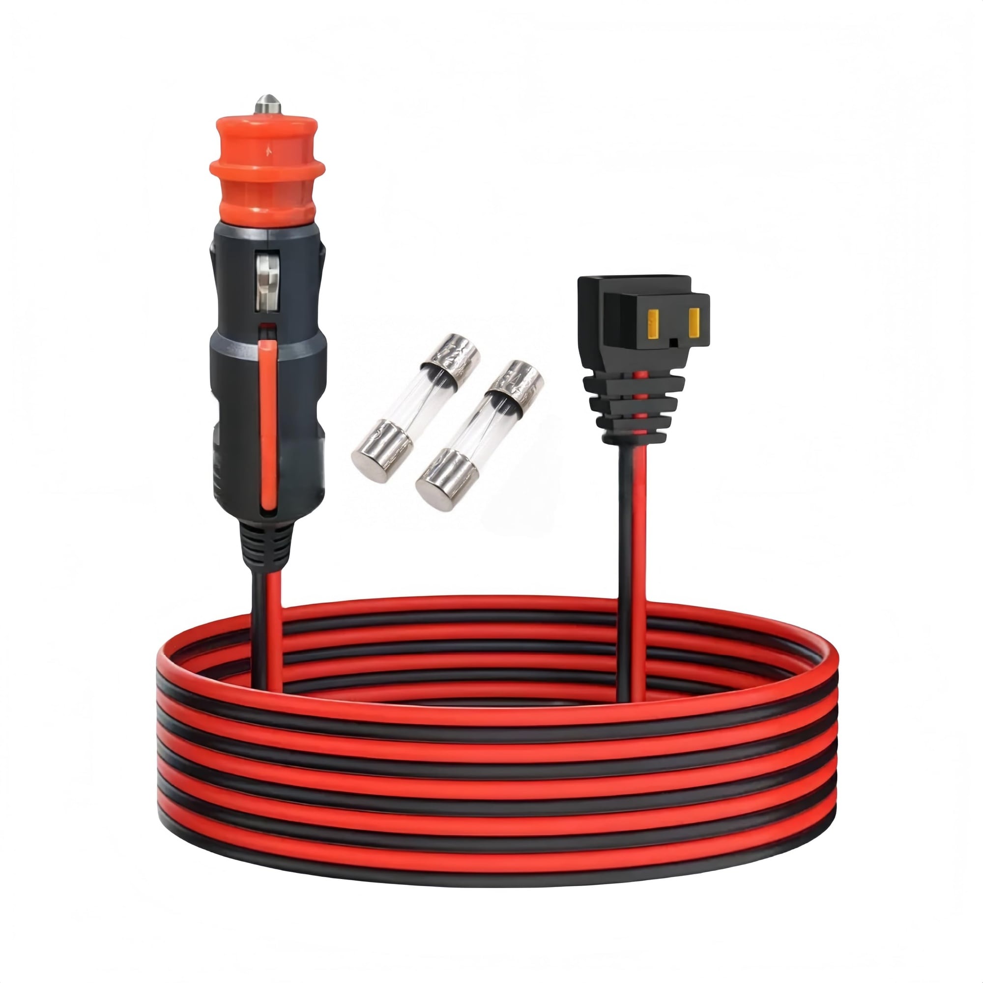Misopily 12V 24V Refrigerator Power Cord 9 Point 8FT Heavy Duty DC Cable for Portable Car Freezer Electric Cooler Fridge Universal Fit Secure #LMS0627M107