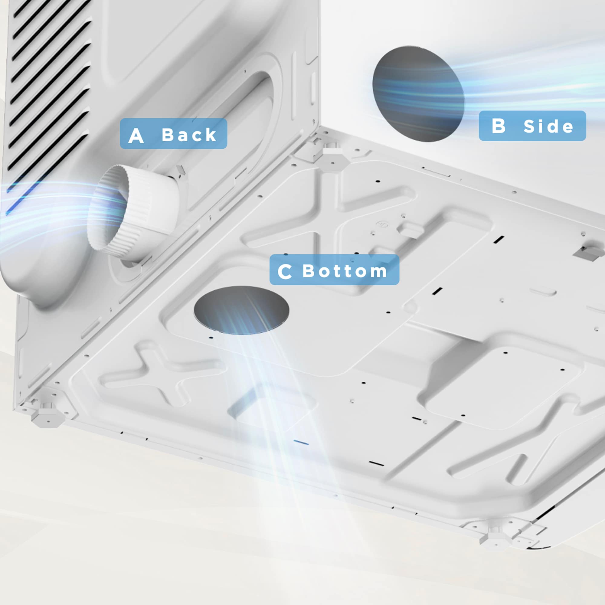 Midea MLG45N3BWW Gas-Dryers - View #10