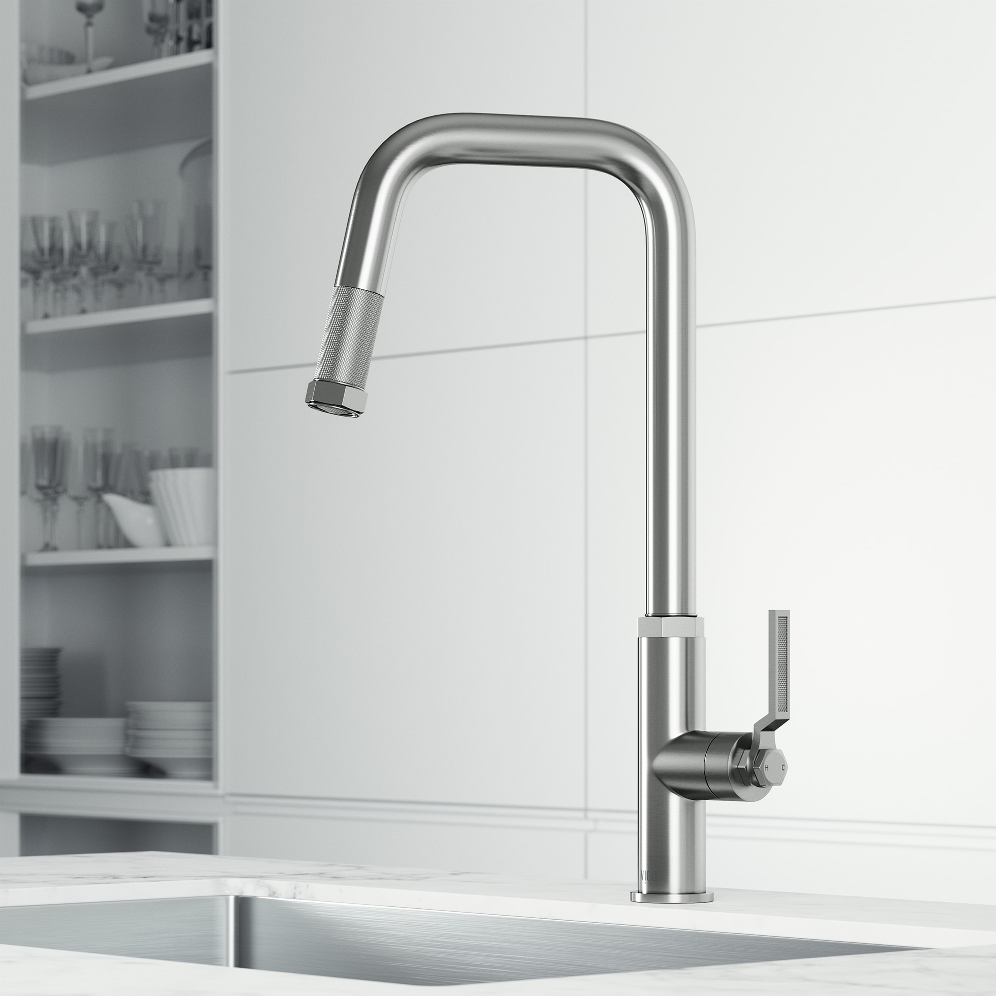 Hart 18" Stainless Steel Pull-Down Kitchen Faucet
