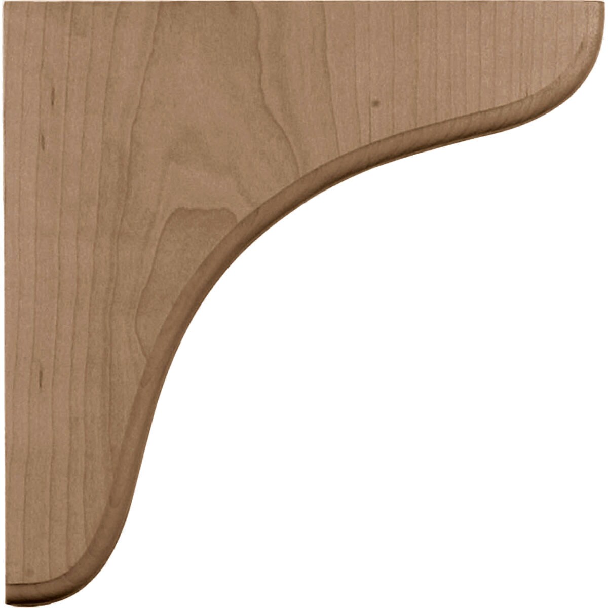 Eaton Unfinished Rubberwood 7.5" x 7.5" Corbel Bracket