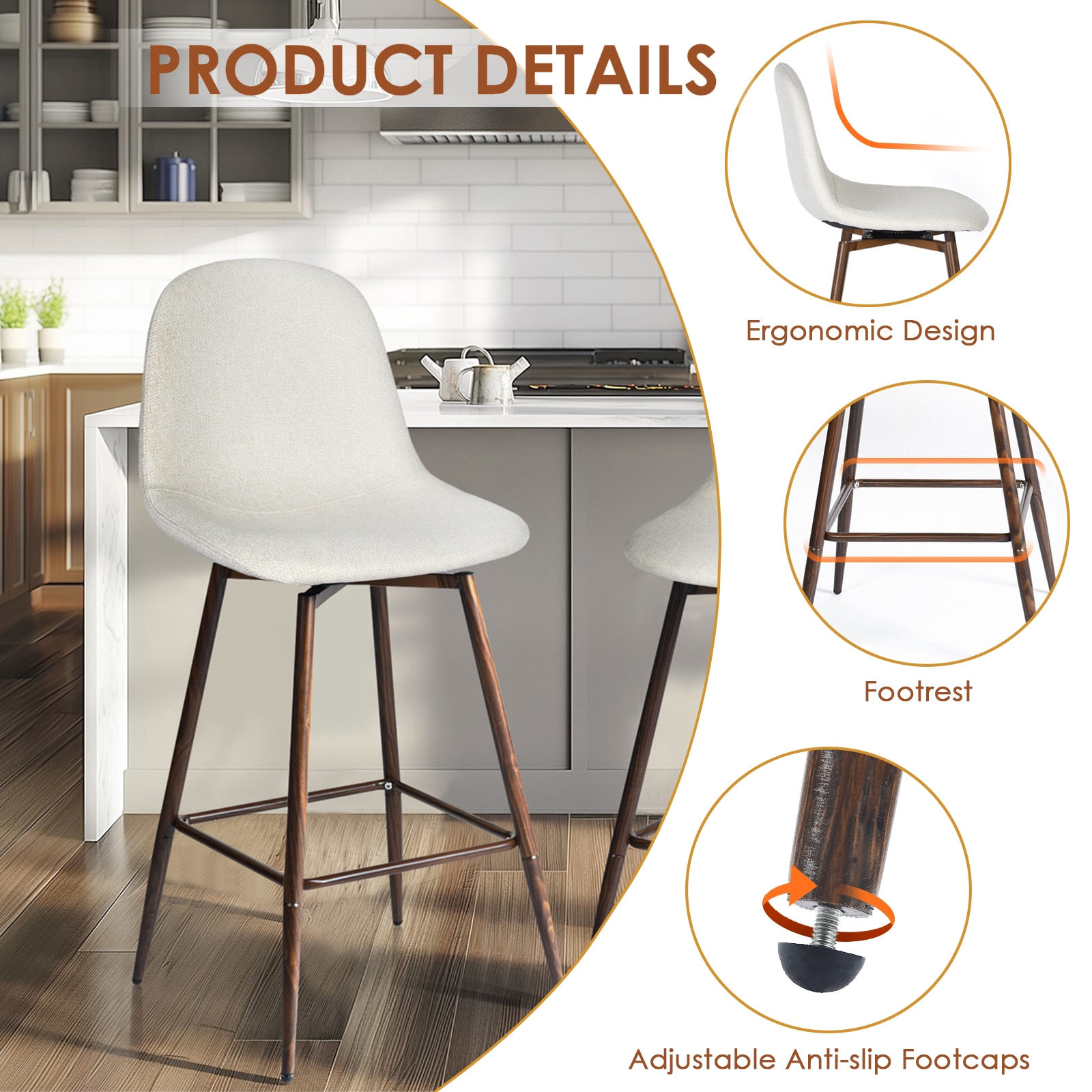 Homy Casa CHARLTON BAR BG2 stools - View #10
