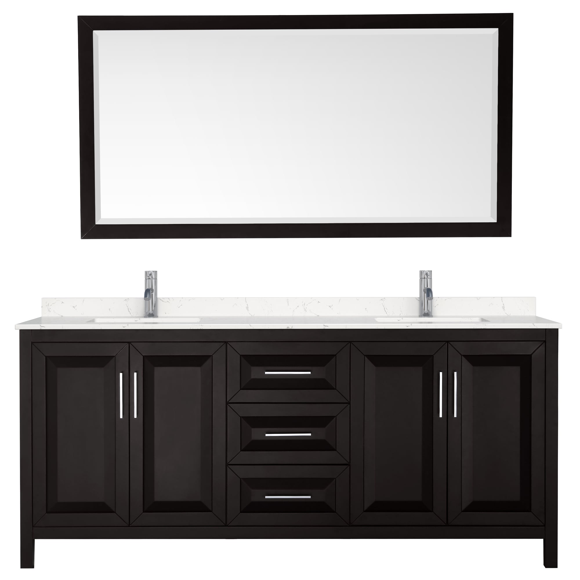 Wyndham Collection WCV252580DDEC2UNSM70 Bath-Vanity-Combo - View #3
