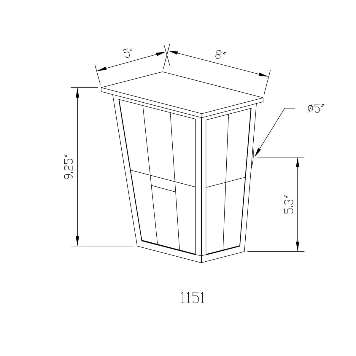 Forte Lighting 1308091 Outdoor-Wall-Lighting - View #2