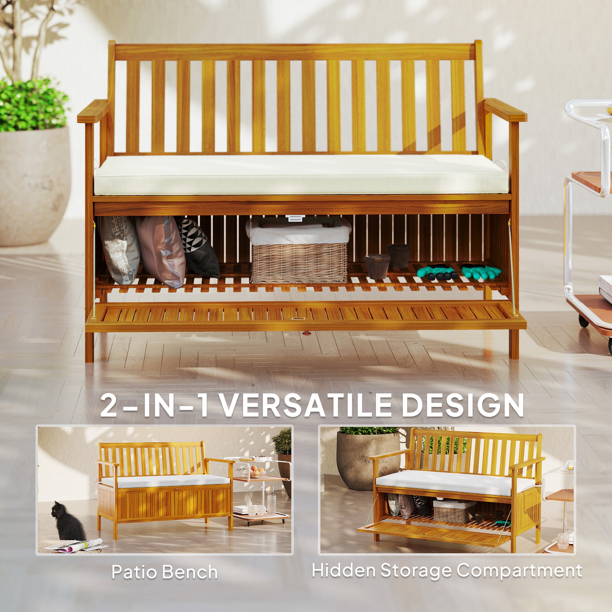 Outsunny 84G-512V00TK Garden-Stools - View #4