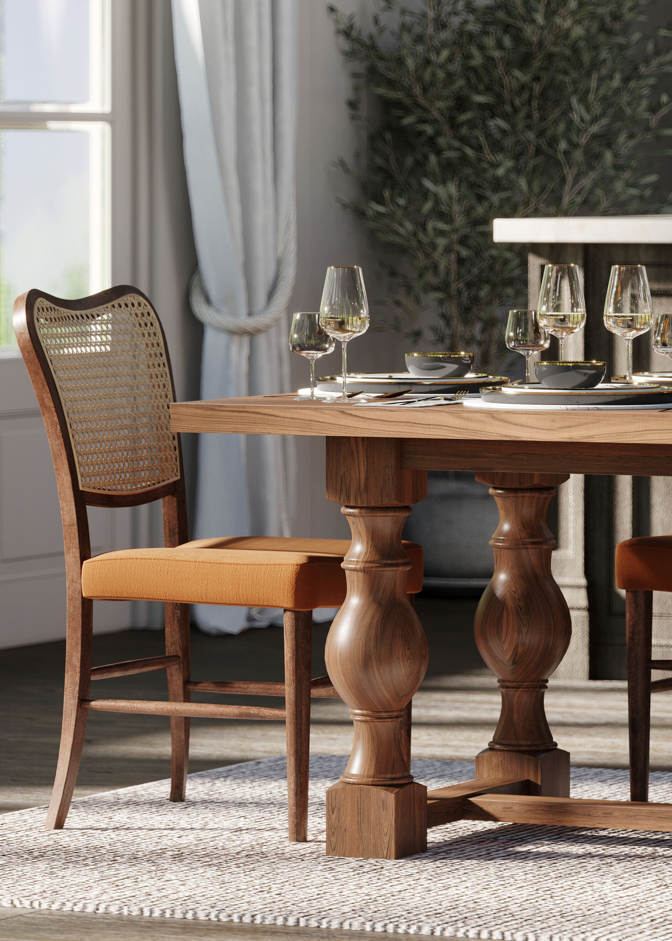 Maven Lane ML354002-WDC-BR Dining-Chairs - View #11