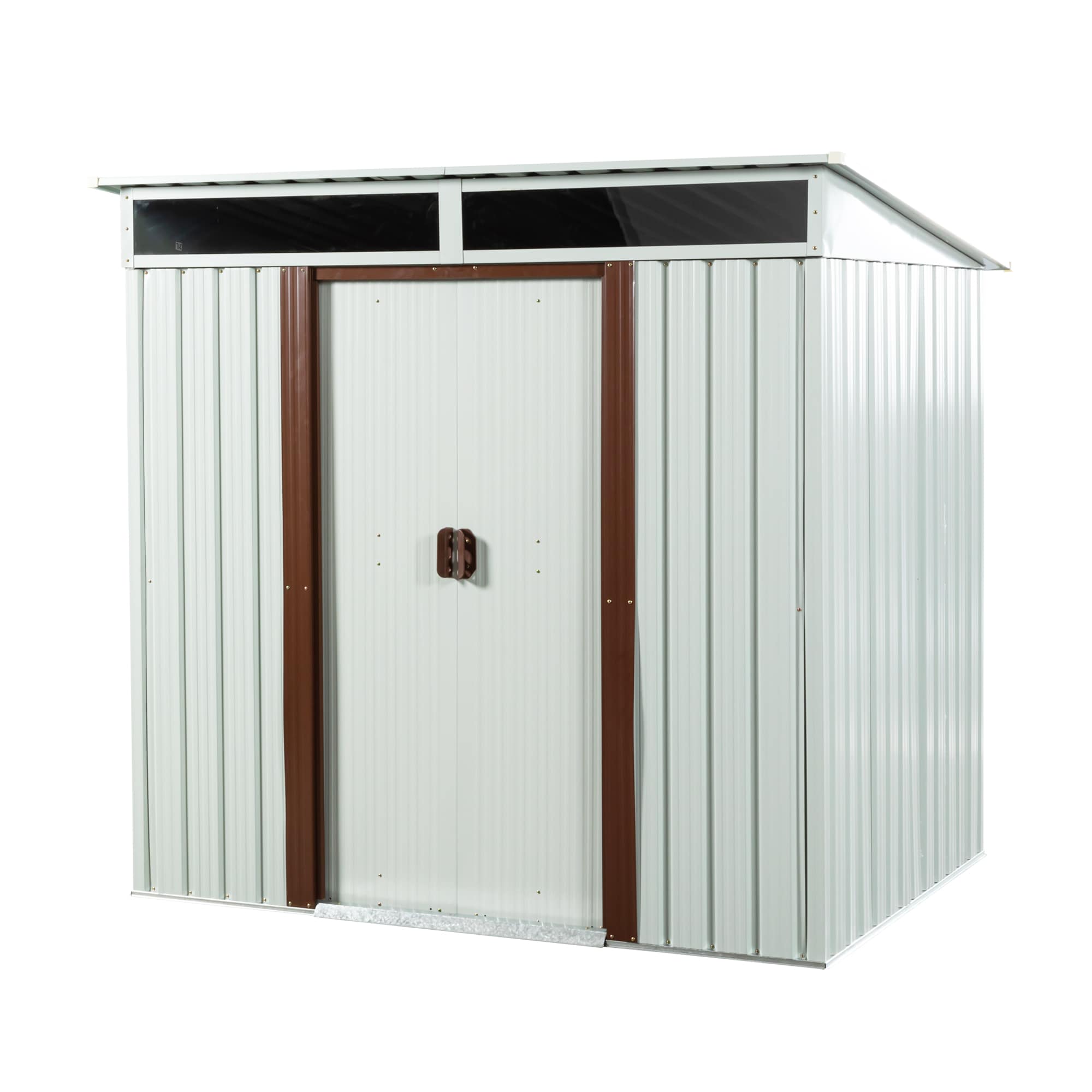 Xspracer ML-OS140 4.58-ft x 6.08-ft Galvanized steel Storage Shed