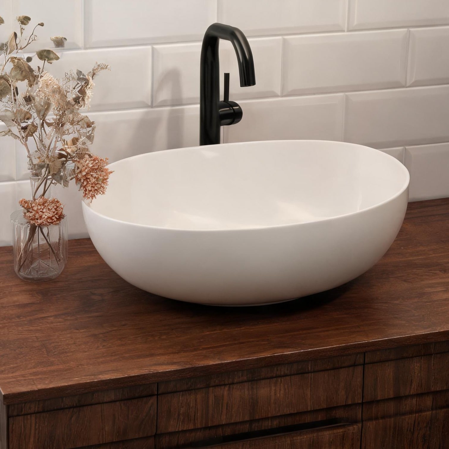 BBabe Dresser for Outdoor Space 13 in in As Pic with Ceramic Detail Countertop Mount