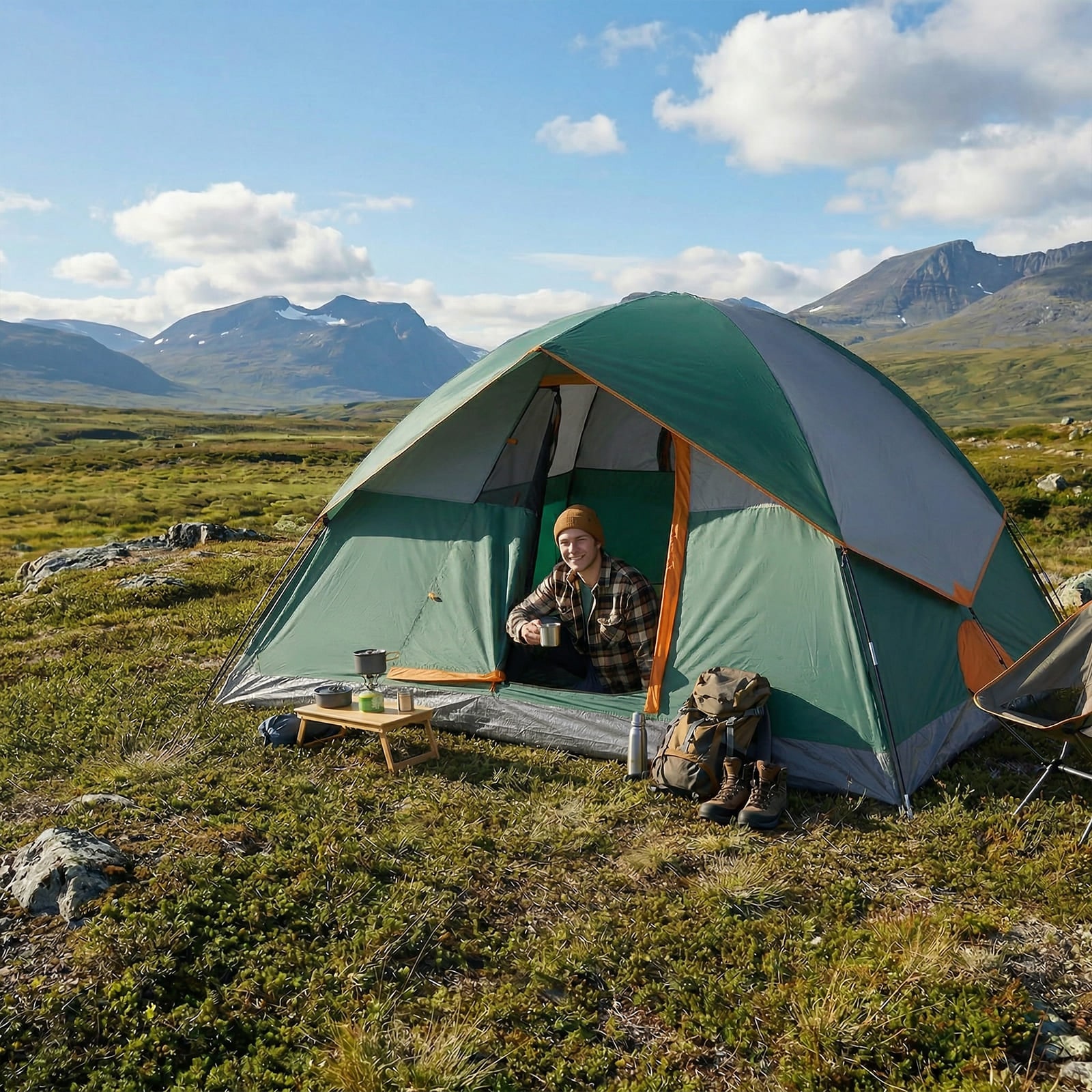 Sweetcrispy L-OC-ZPV13YD-4GN tents - View #2